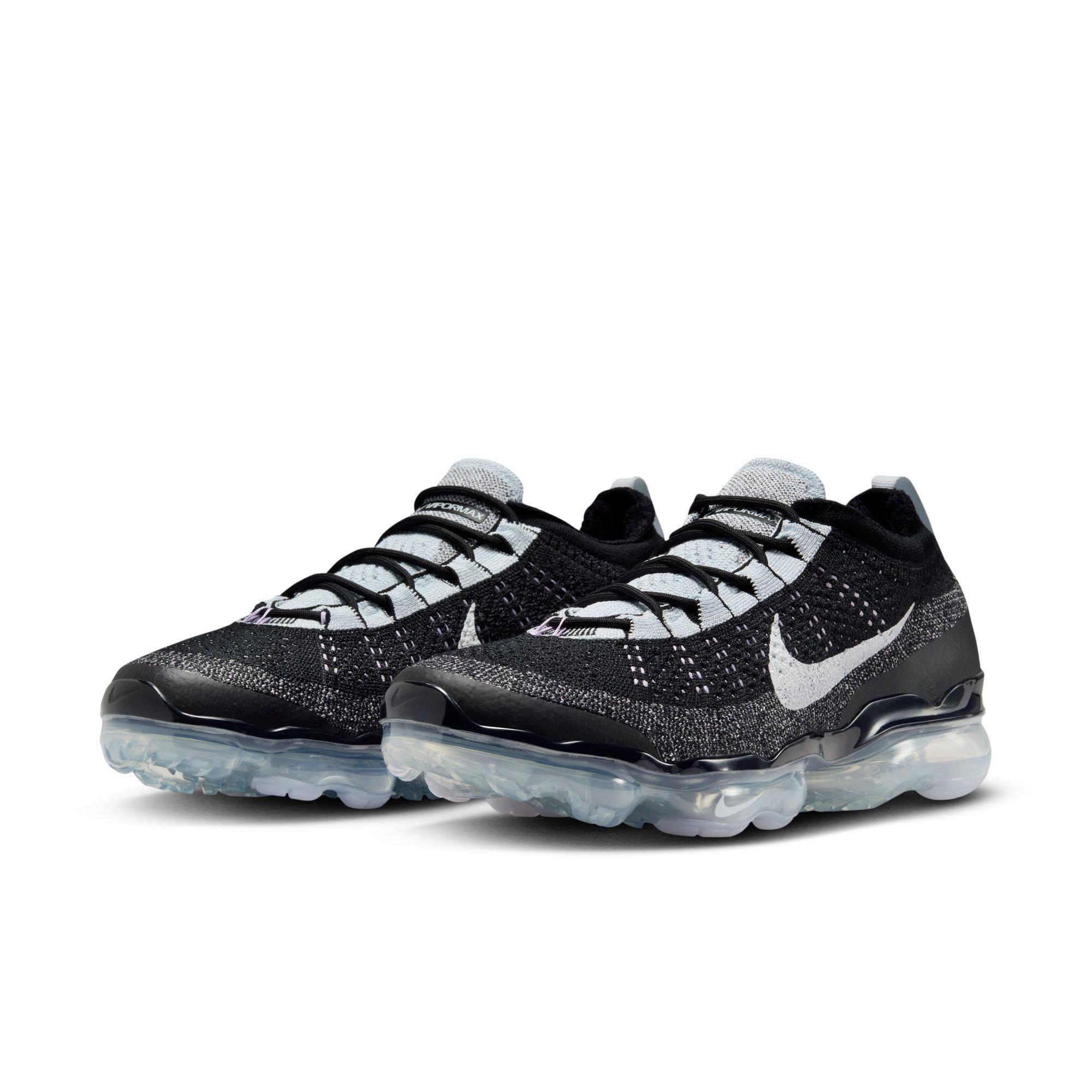 Nike Air VaporMax 2023 Flyknit "Black/White/Blue Tint/Lilac Bloom" Men's Shoe - BLACK/WHITE Thumbnail View 5
