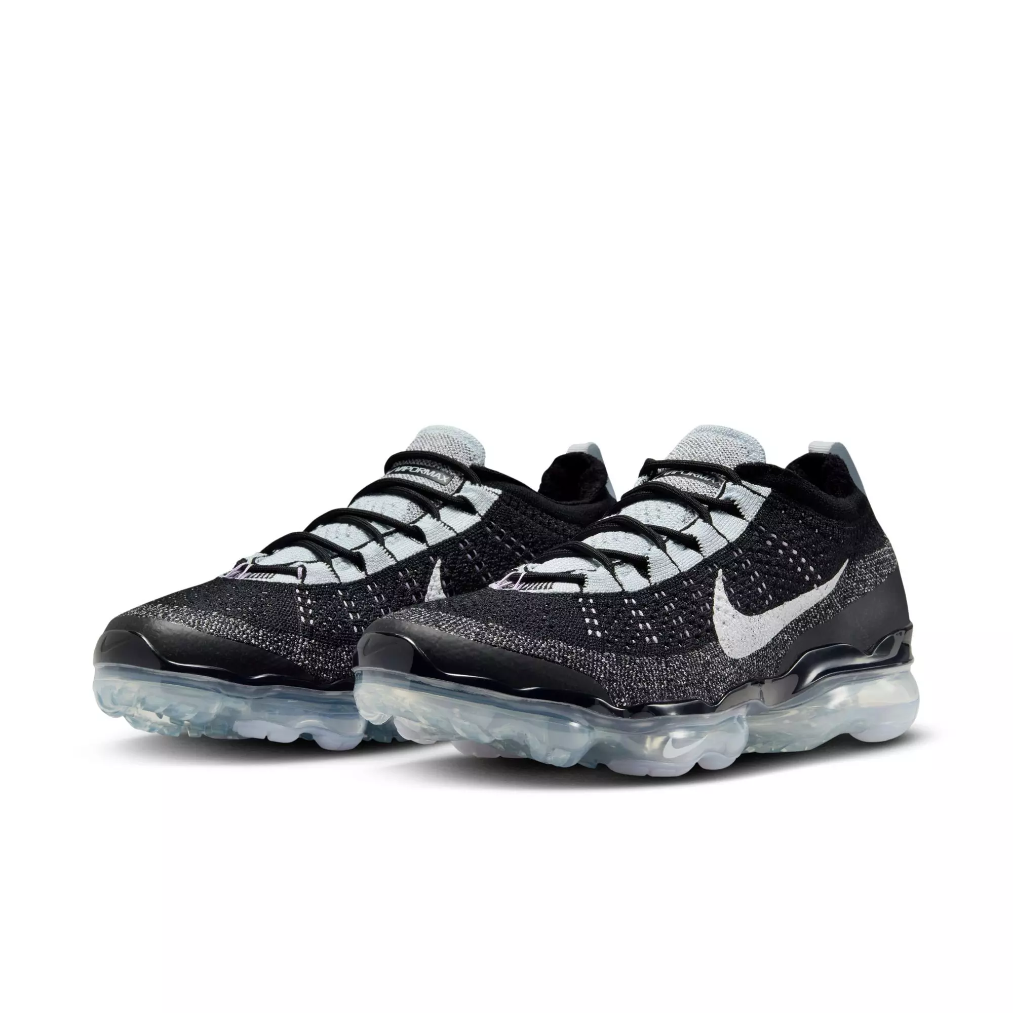 Nike Air VaporMax 2023 Flyknit "Black/White/Blue Tint/Lilac Bloom" Men's Shoe - BLACK/WHITE