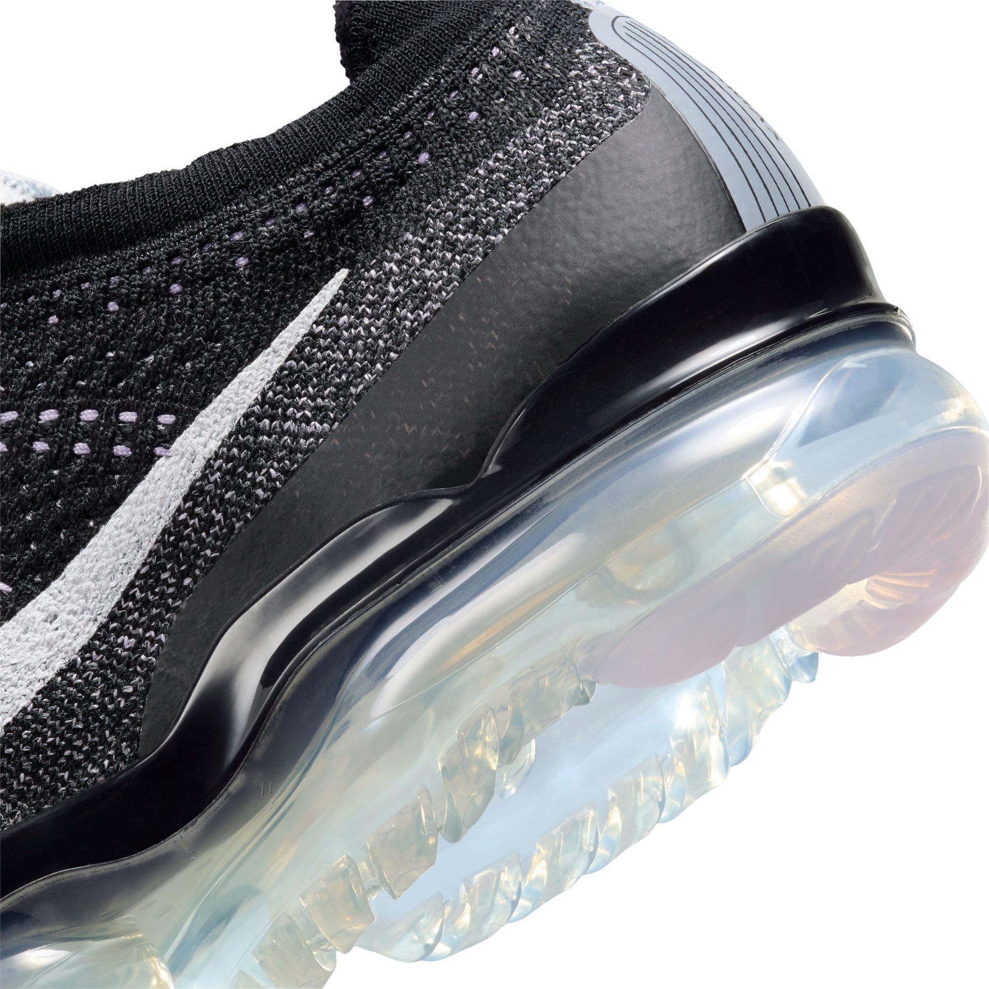Nike Air VaporMax 2023 Flyknit "Black/White/Blue Tint/Lilac Bloom" Men's Shoe - BLACK/WHITE Thumbnail View 11