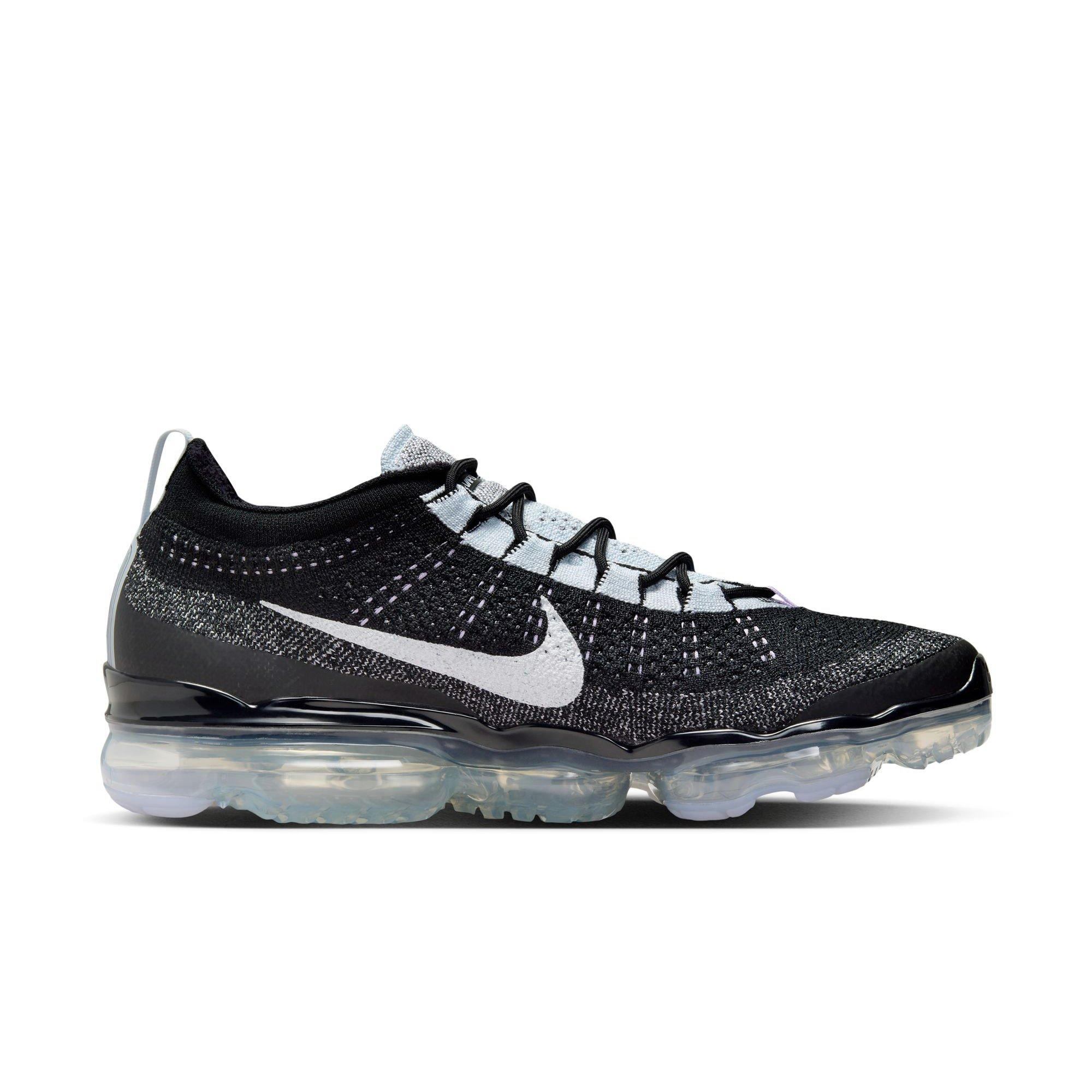 Nike Air VaporMax 2023 Flyknit "Black/White/Blue Tint/Lilac Bloom" Men's Shoe - BLACK/WHITE Thumbnail View 2