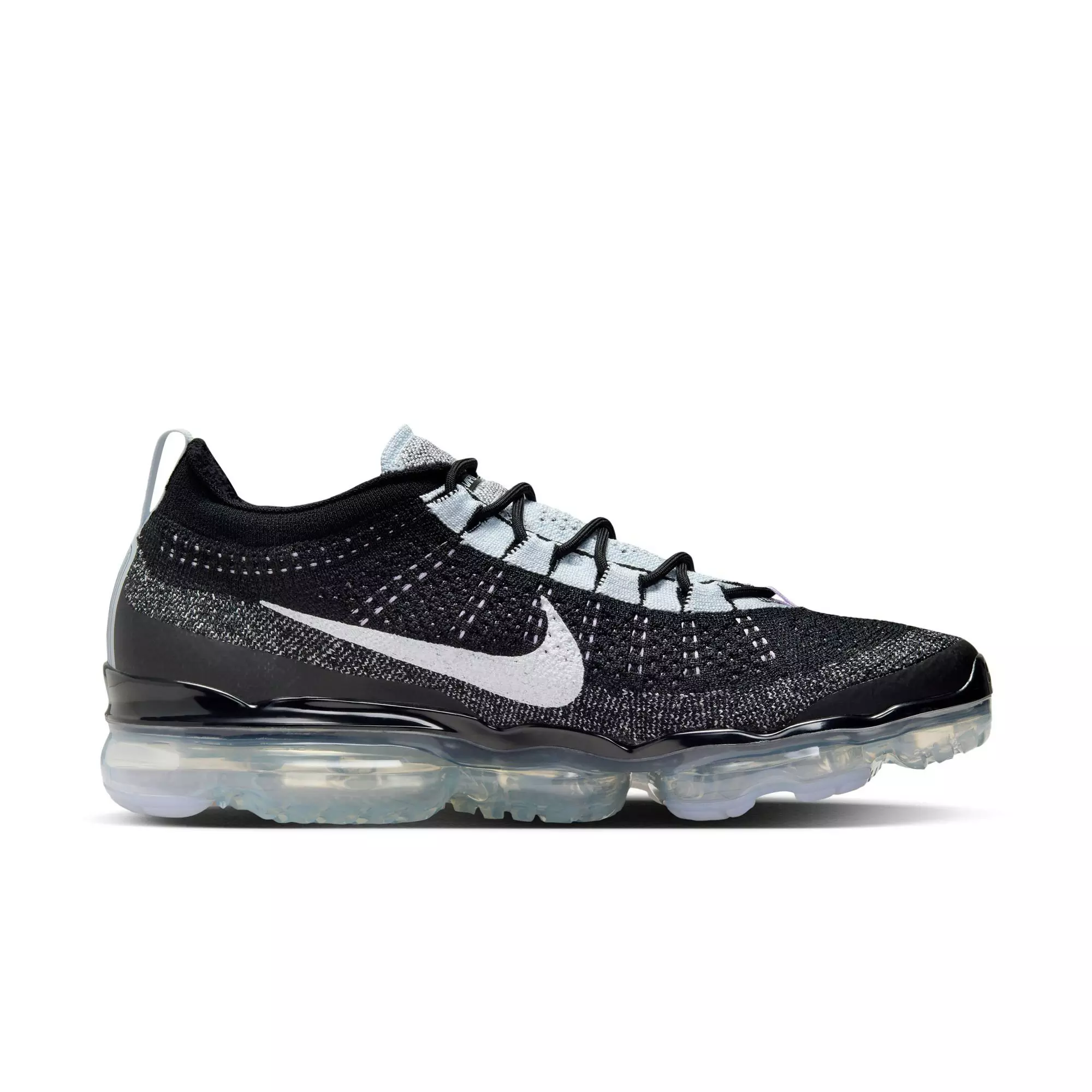 Nike Air VaporMax 2023 Flyknit "Black/White/Blue Tint/Lilac Bloom" Men's Shoe - BLACK/WHITE