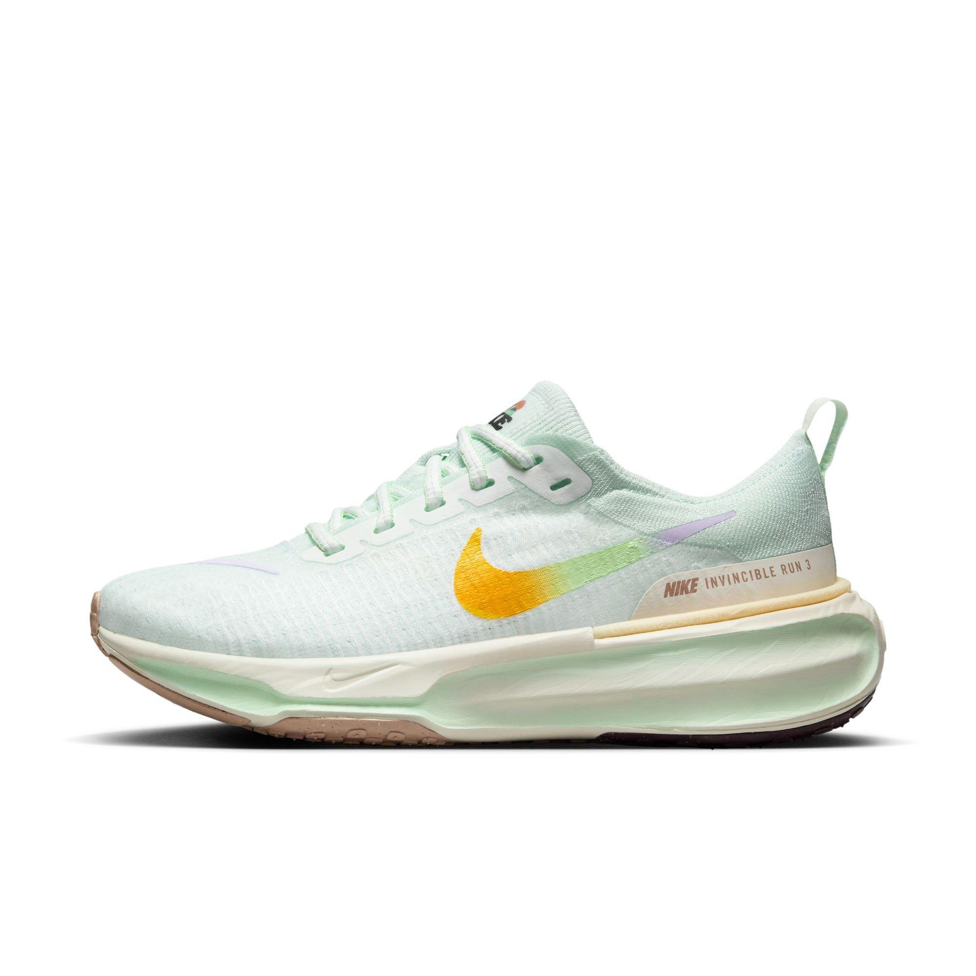 Nike Zoom Invincible 3 "Barely Green/Multi-Color/Sail" Women's Road Running Shoe - CREAM Thumbnail View 3