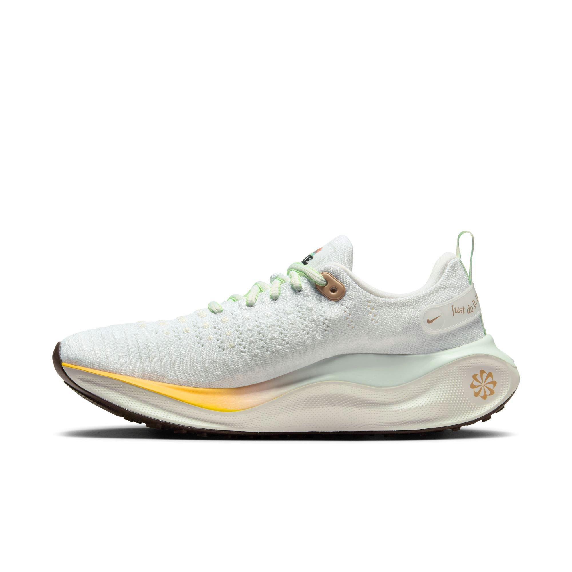 Nike InfinityRN 4 "White/Multi/Sail/Vapor Green" Women's Running Shoe - WHITE/MULTI Thumbnail View 4
