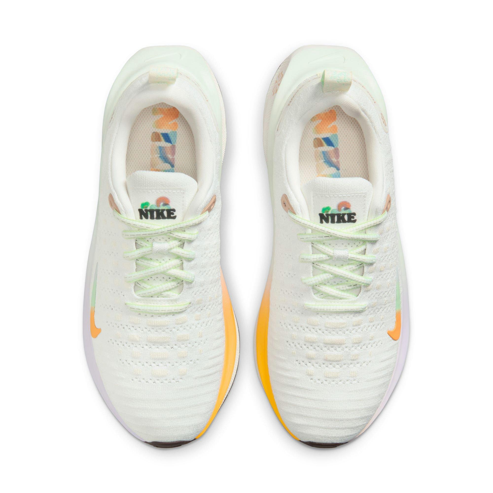 Nike InfinityRN 4 "White/Multi/Sail/Vapor Green" Women's Running Shoe - WHITE/MULTI Thumbnail View 7