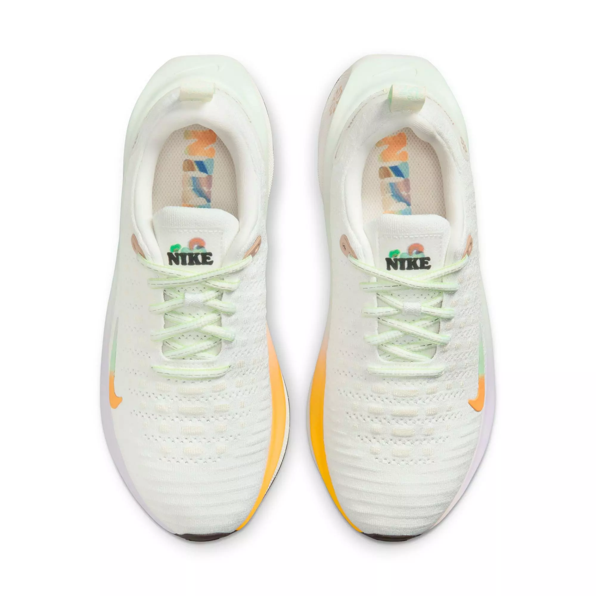 Nike InfinityRN 4 "White/Multi/Sail/Vapor Green" Women's Running Shoe - WHITE/MULTI