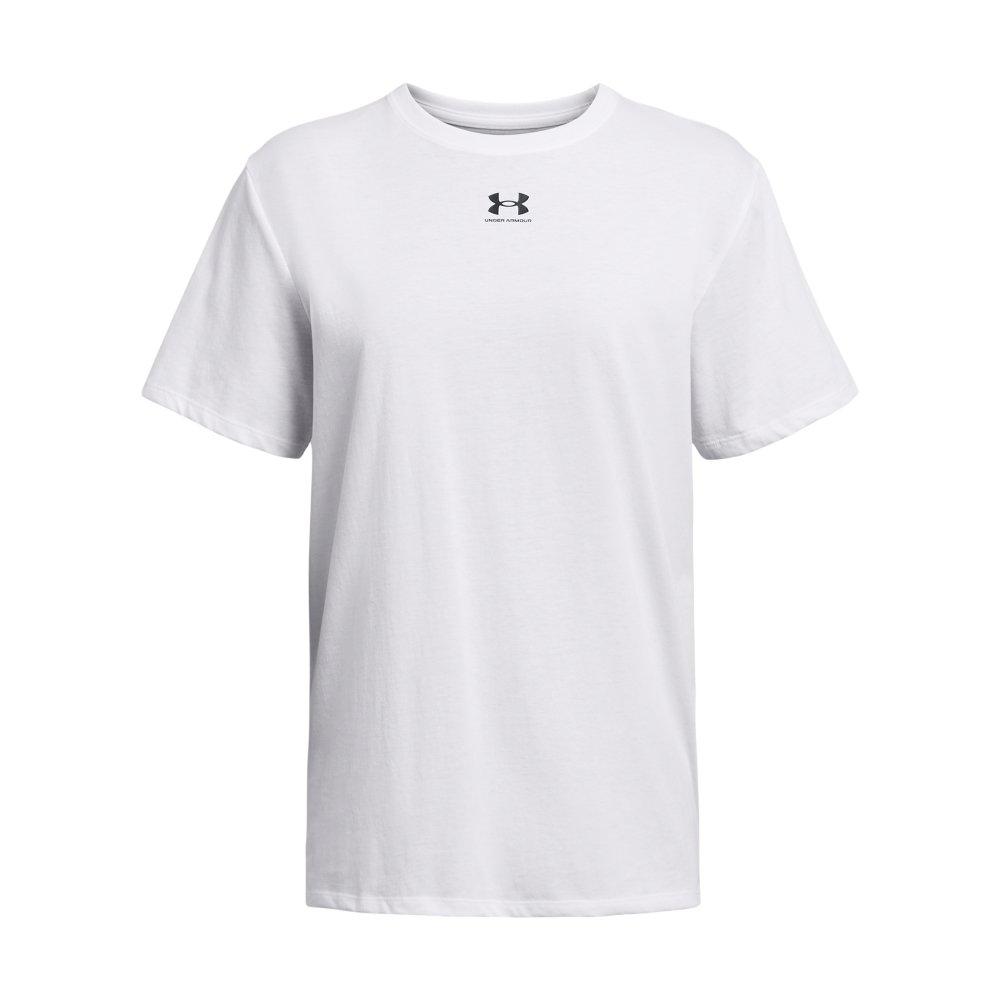 Under Armour Women's Oversized Campus Tee - WHITE Thumbnail View 3