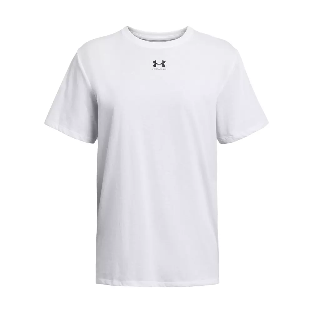 Under Armour Women's Oversized Campus Tee - WHITE