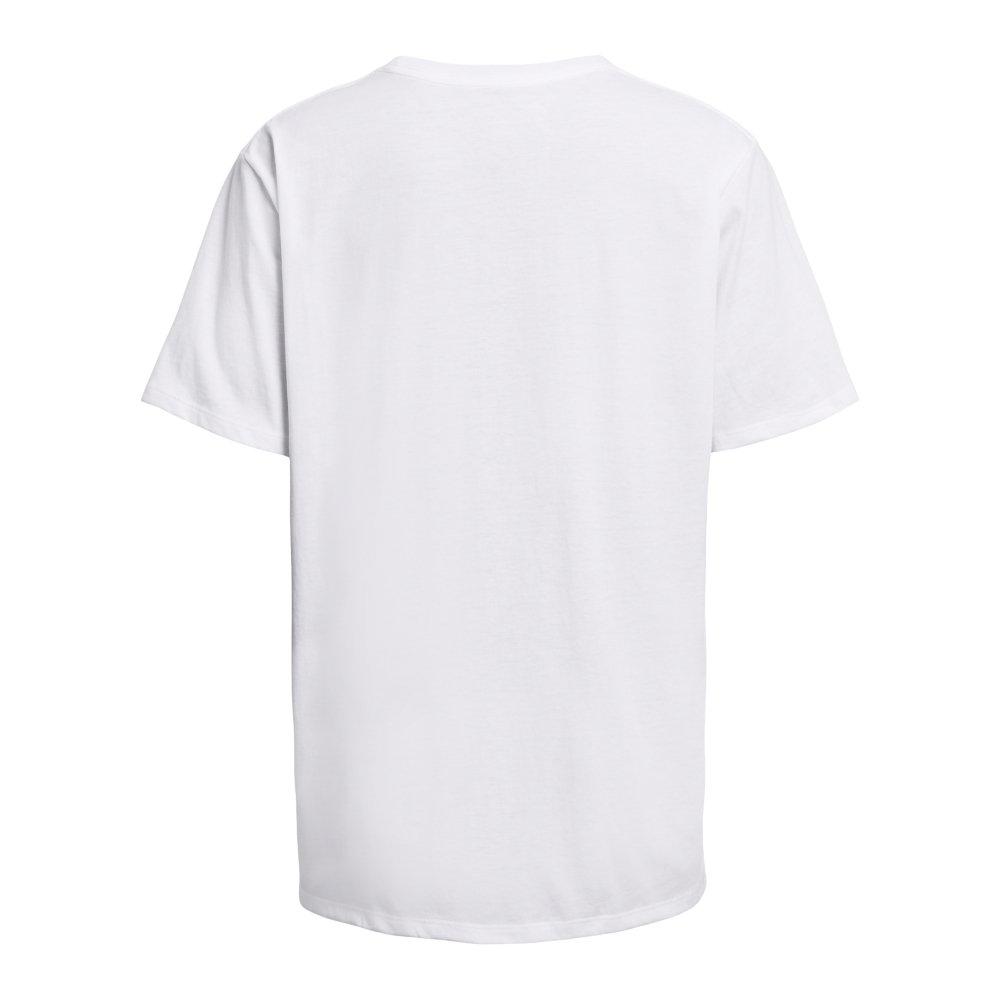 Under Armour Women's Oversized Campus Tee - WHITE Thumbnail View 4