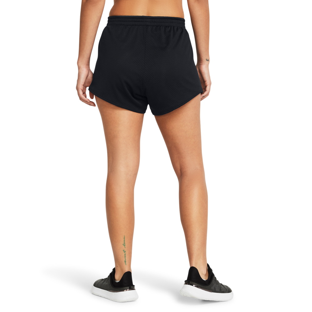 Under Armour Women's Play-Up Mesh 2.0 Shorts-Black - BLACK Thumbnail View 2