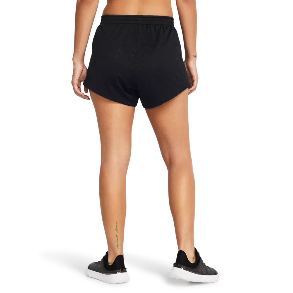 Under Armour Women's Play-Up Mesh 2.0 Shorts-Black - BLACK