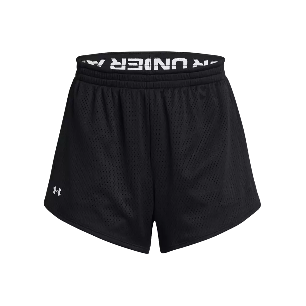 Under Armour Women's Play-Up Mesh 2.0 Shorts-Black - BLACK