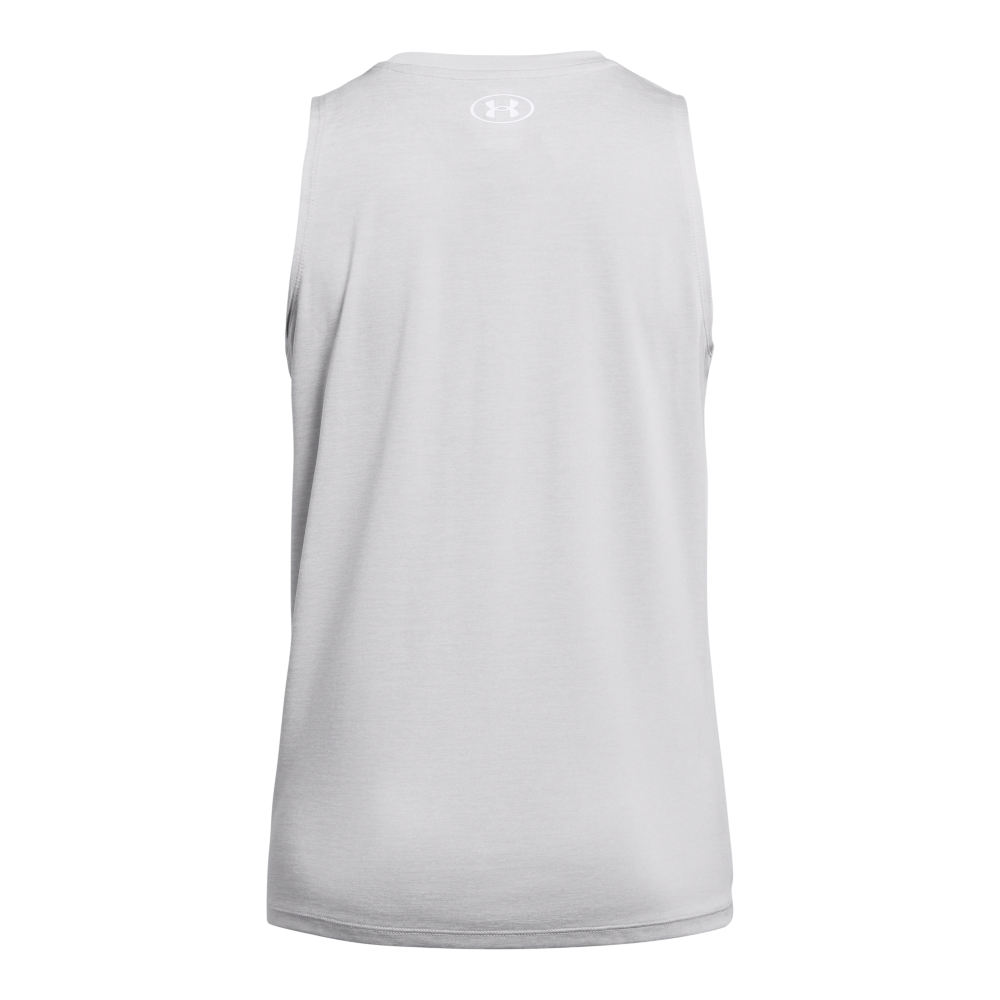 Under Armour Women's Tech Twist Tank-Lt Grey - LT GREY Thumbnail View 4