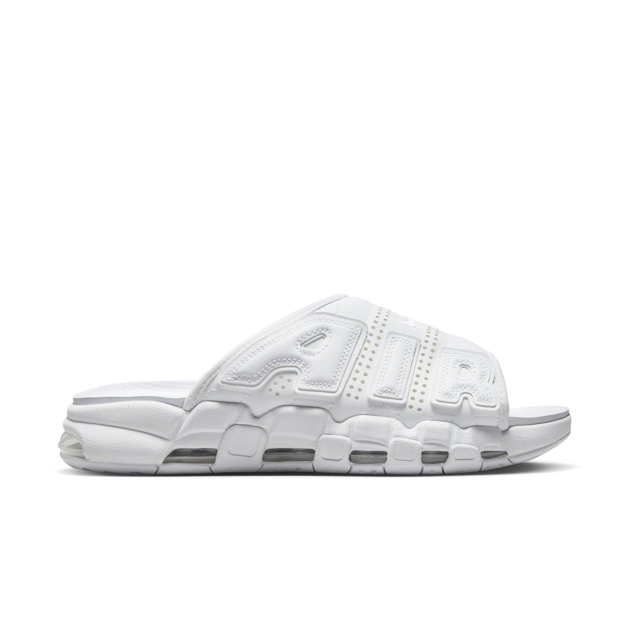 Nike Air More Uptempo "White/T White" Men's Slide - WHITE