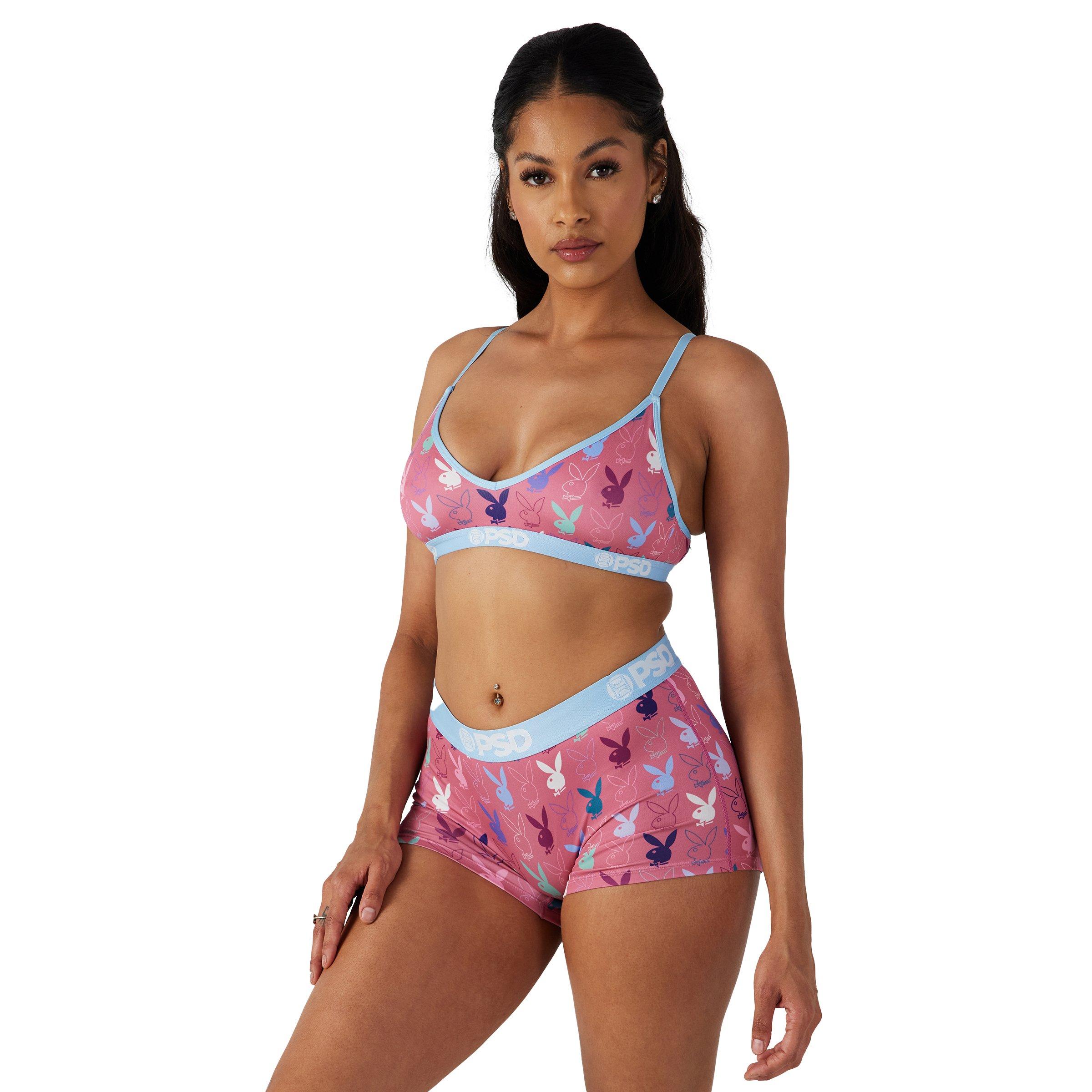 PSD Women's Playboy Pastel V-Neck Bralette - MULTI-COLOR Thumbnail View 3