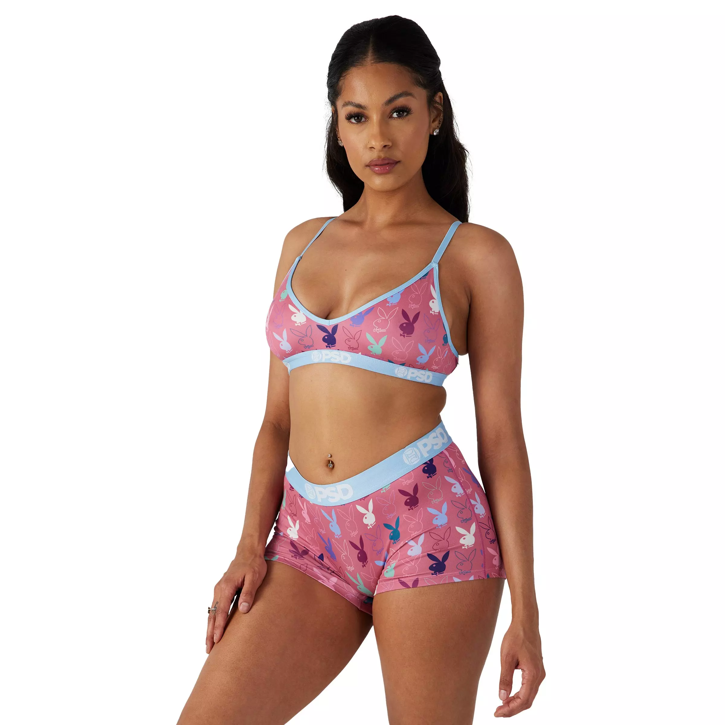 PSD Women's Playboy Pastel V-Neck Bralette - MULTI-COLOR
