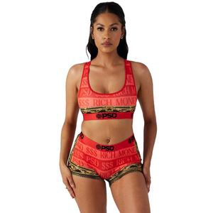 PSD Women's Scattered Cheetah Pop Sports Bra - Hibbett