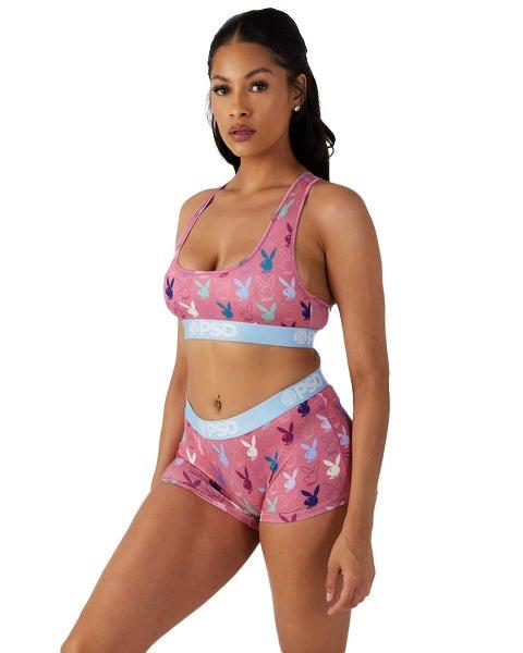 PSD Women's Playboy Pastel Boy Shorts - MULTI-COLOR Thumbnail View 3