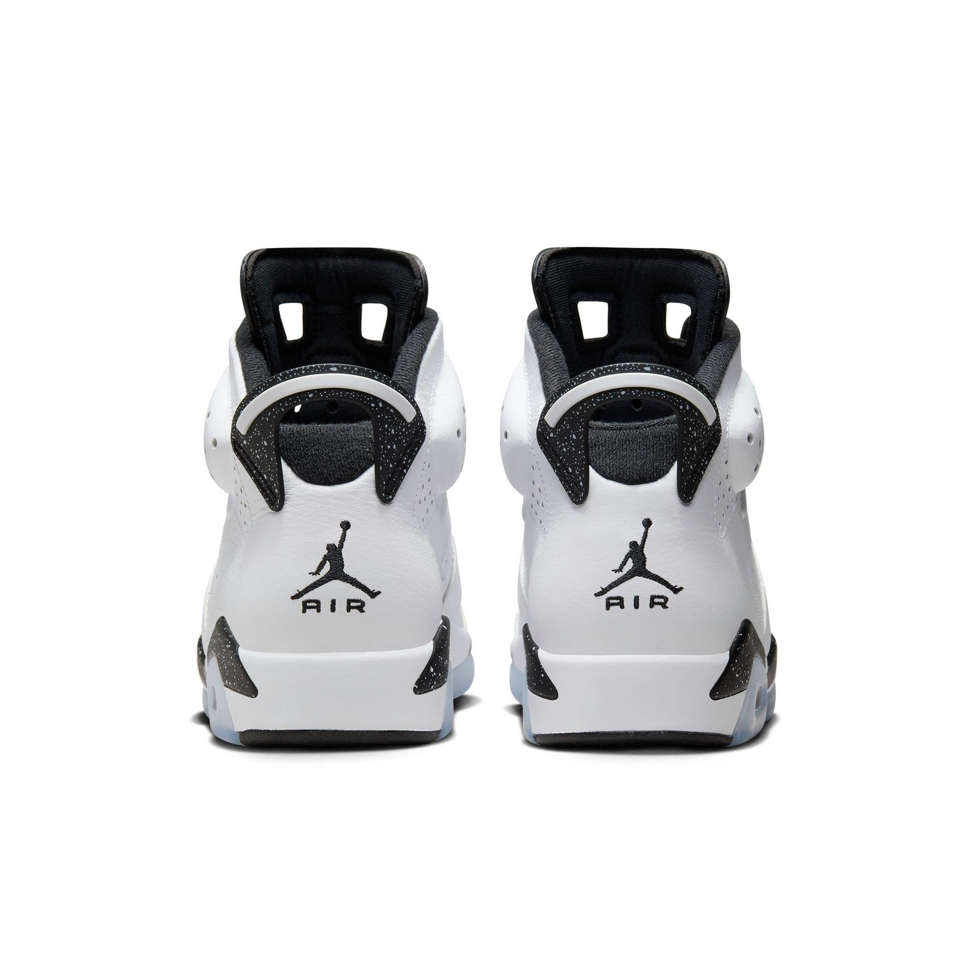 Jordan 6 Retro "White/Black" Men's Shoe - WHITE/BLACK Thumbnail View 9