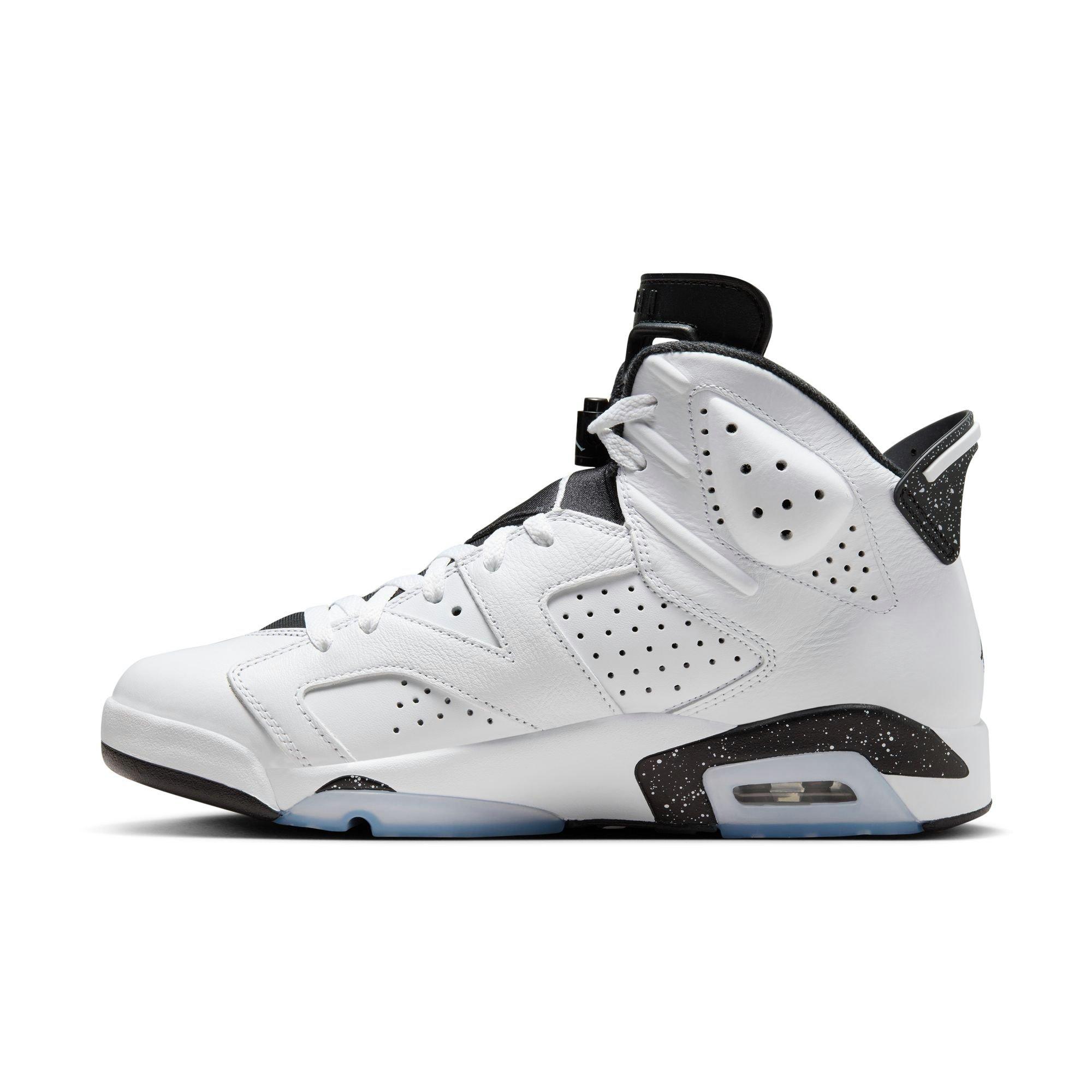 Jordan 6 Retro "White/Black" Men's Shoe - WHITE/BLACK Thumbnail View 8
