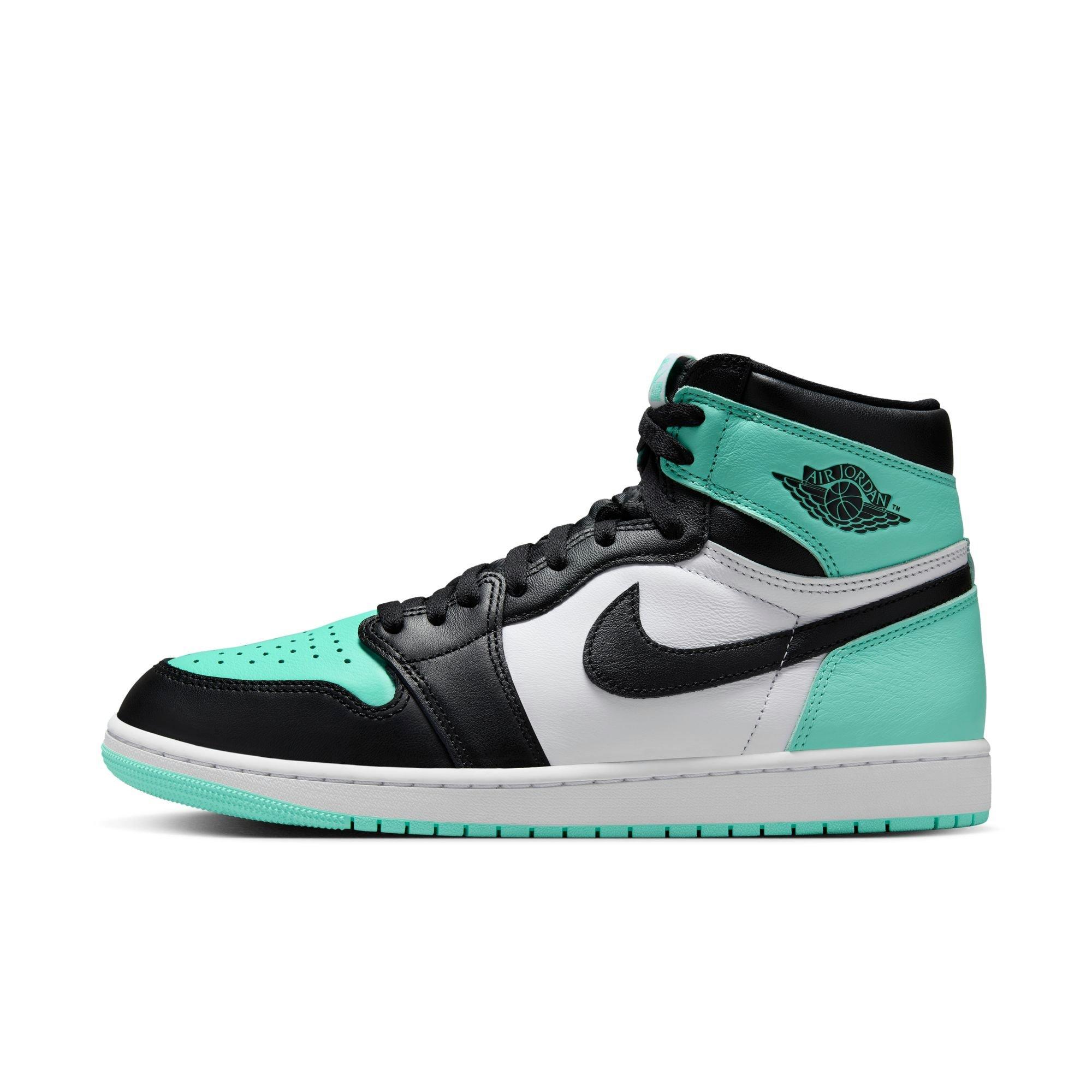 Jordan 1 Retro High OG "Green Glow" Men's Shoe - WHITE/BLACK/GREEN GLOW Thumbnail View 7