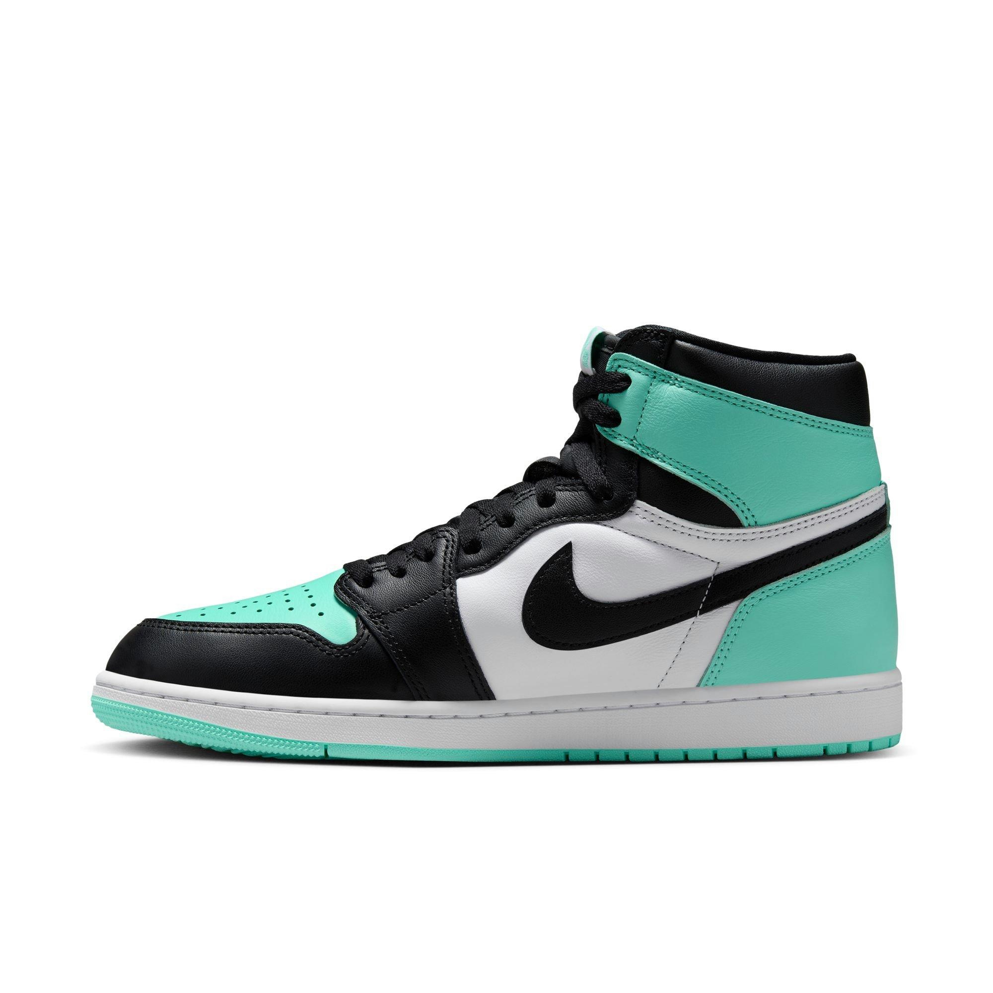 Jordan 1 Retro High OG "Green Glow" Men's Shoe - WHITE/BLACK/GREEN GLOW Thumbnail View 8