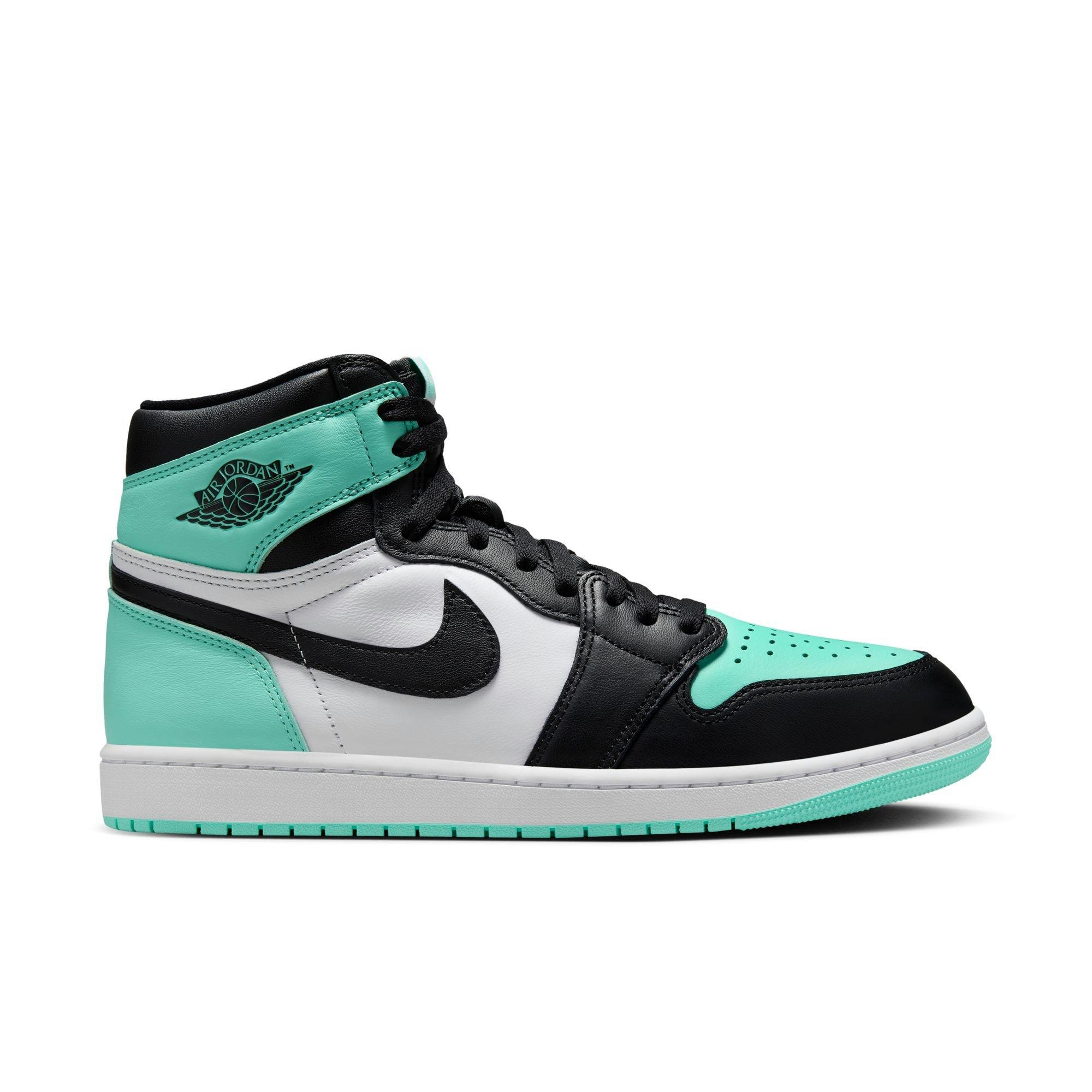 Jordan 1 Retro High OG "Green Glow" Men's Shoe - WHITE/BLACK/GREEN GLOW Thumbnail View 1
