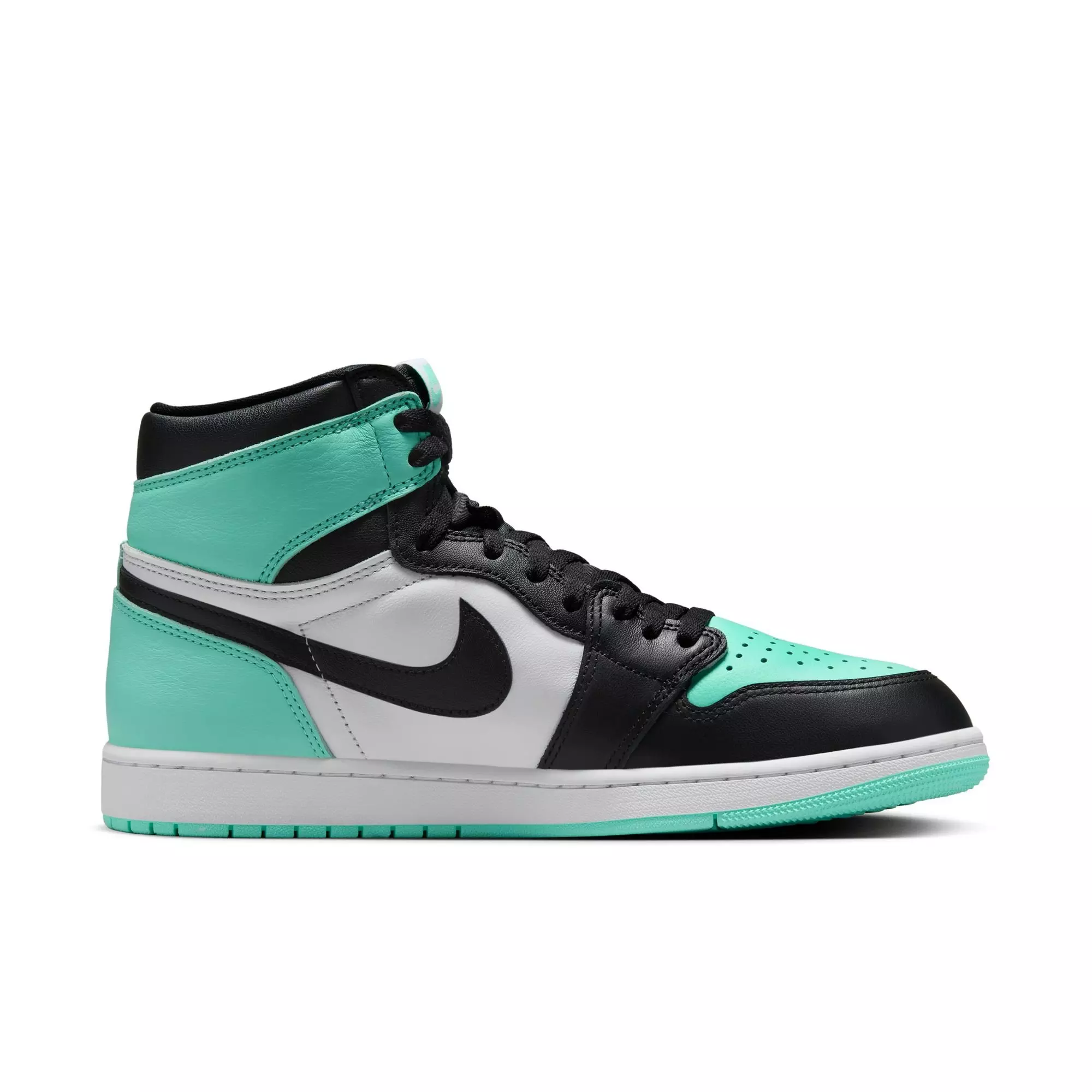 Jordan 1 Retro High OG "Green Glow" Men's Shoe - WHITE/BLACK/GREEN GLOW