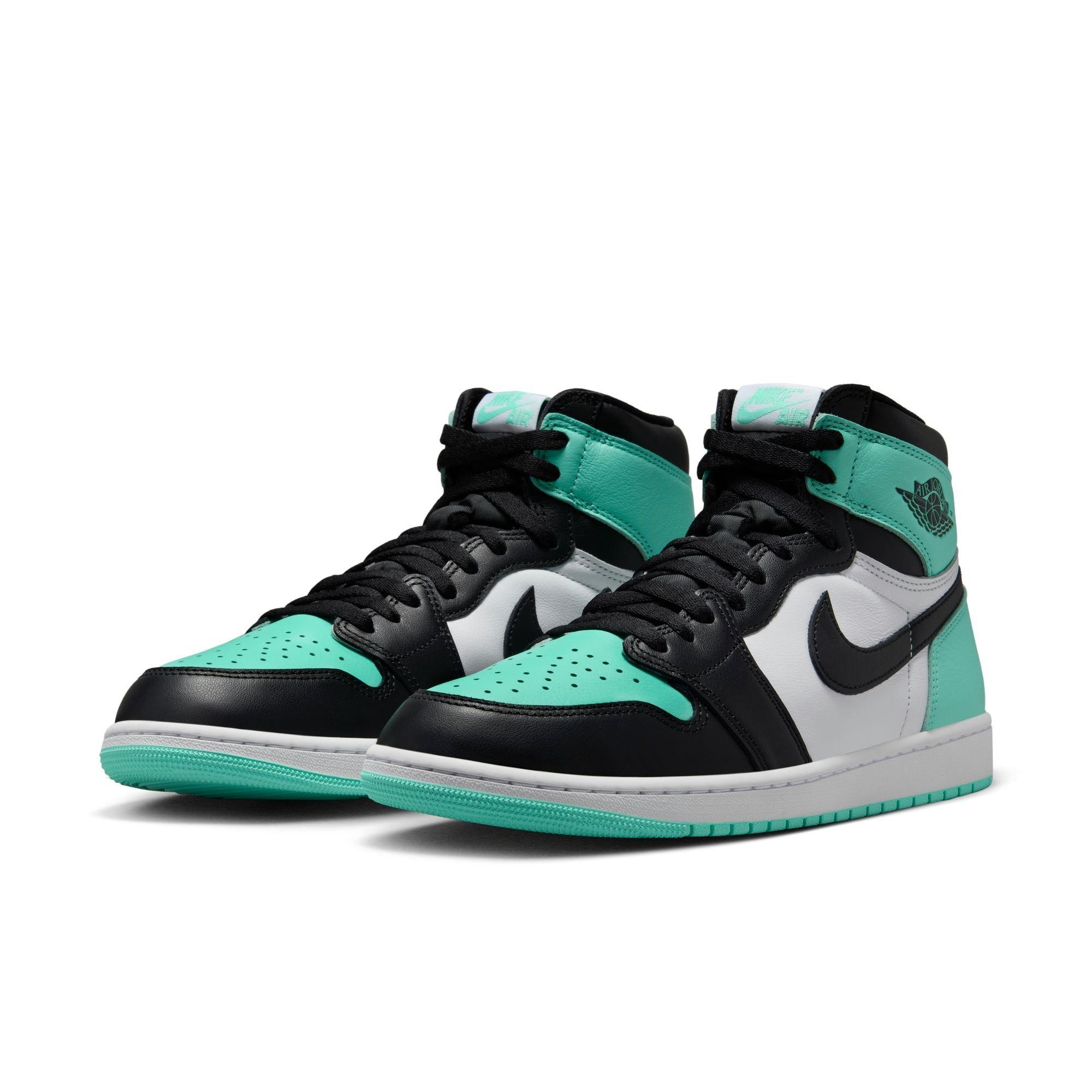 Jordan 1 Retro High OG "Green Glow" Men's Shoe - WHITE/BLACK/GREEN GLOW Thumbnail View 3