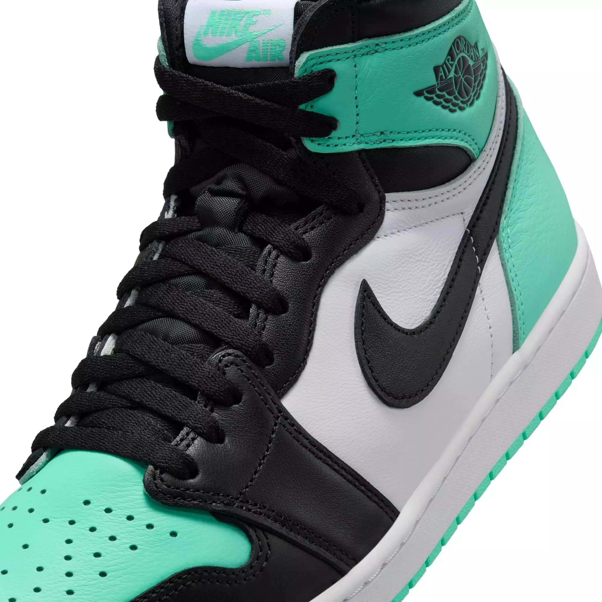 Jordan 1 Retro High OG "Green Glow" Men's Shoe - WHITE/BLACK/GREEN GLOW
