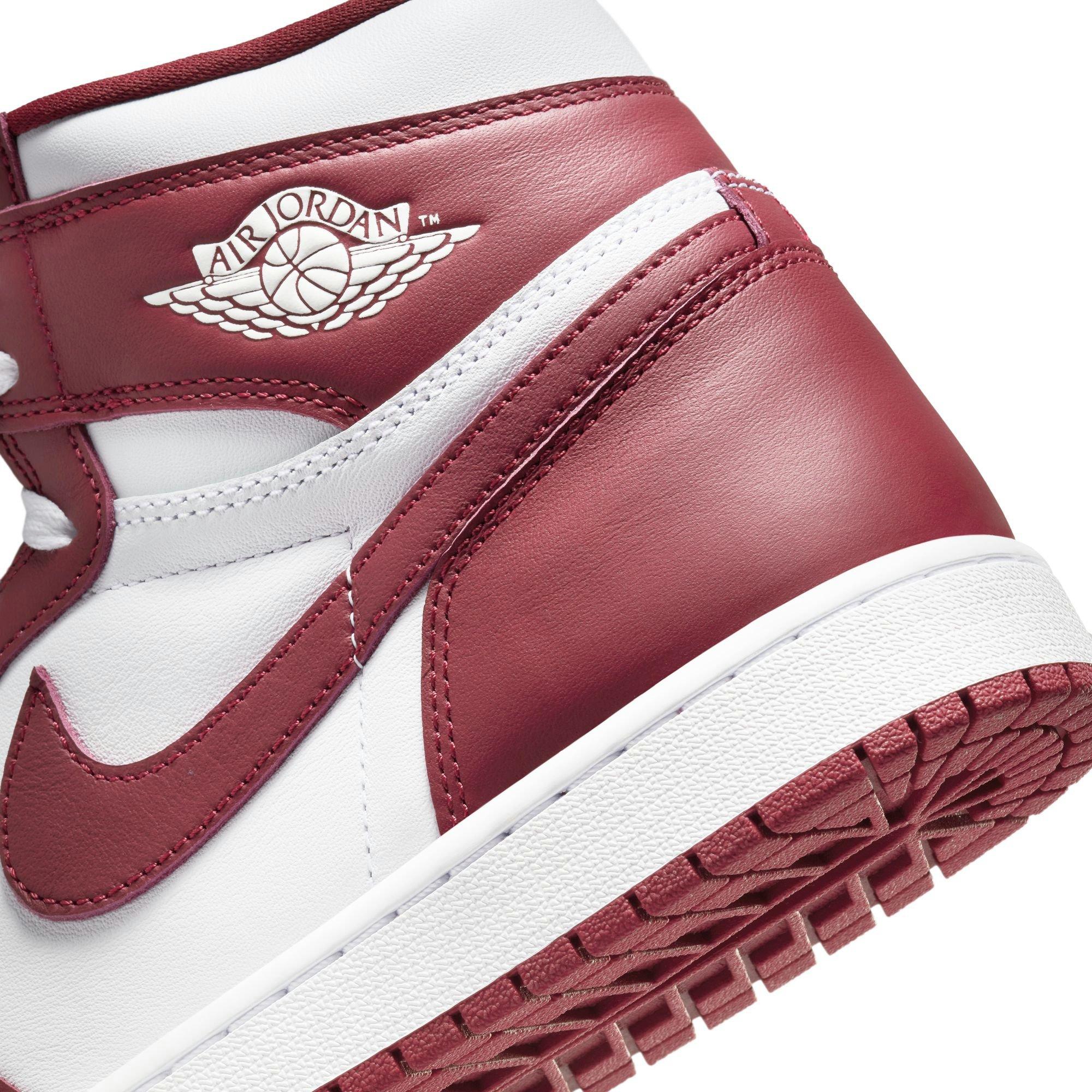 Jordan 1 Retro High OG "Artisanal Red" Men's Shoe - WHITE/TEAM RED Thumbnail View 5