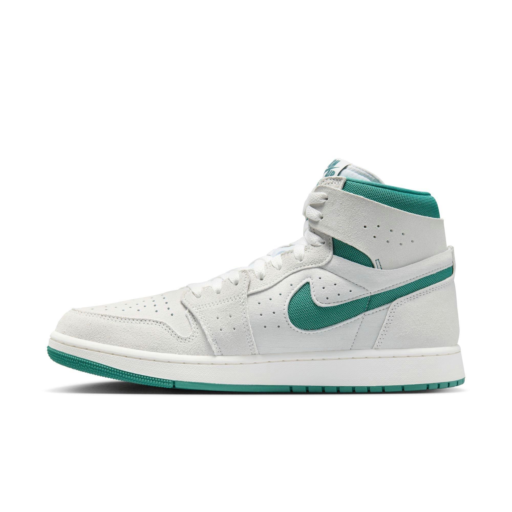 Jordan 1 Zoom CMFT 2 Men's Summit White/Bicoastal/Oxidized Green Shoe