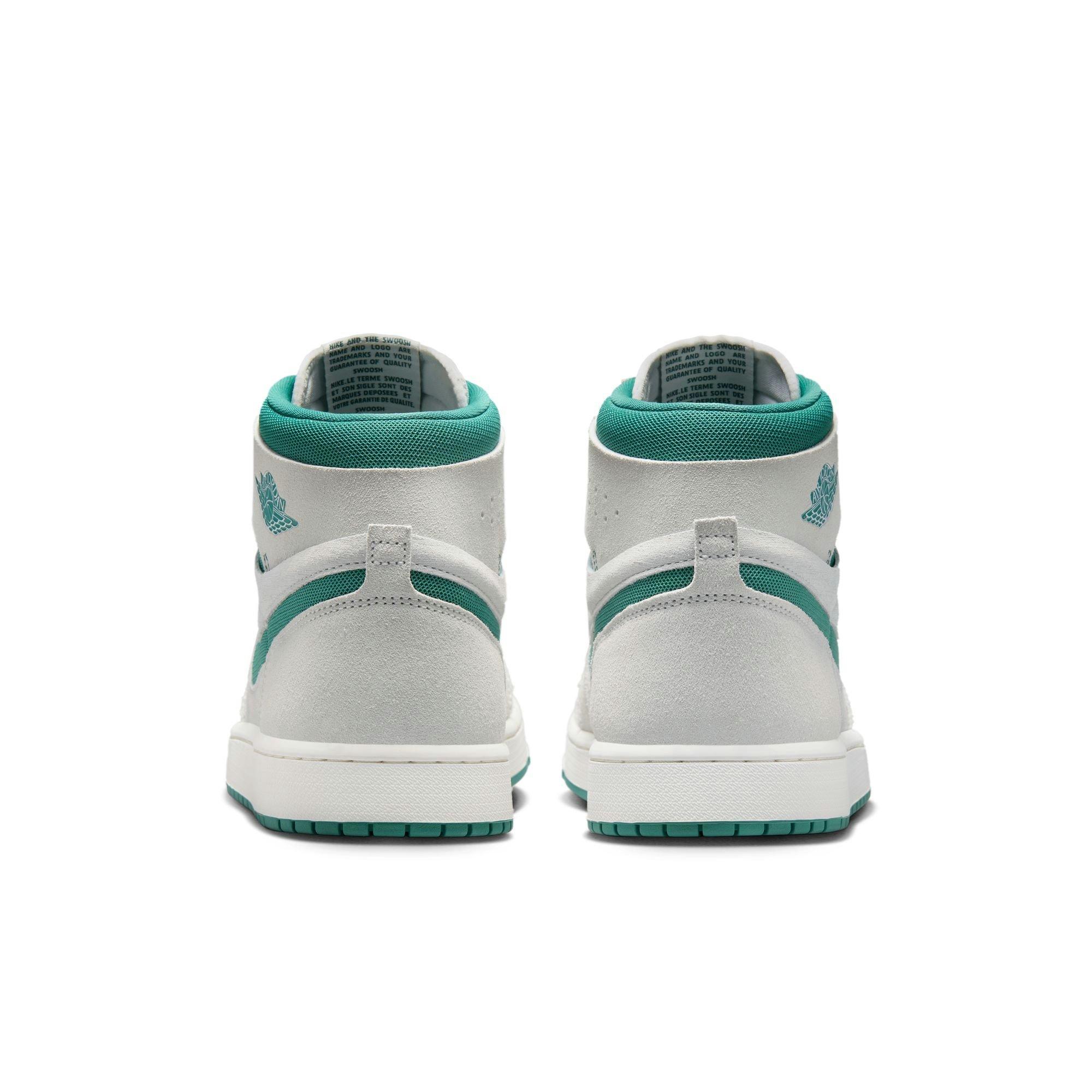 Jordan 1 Zoom CMFT 2 Men's Summit White/Bicoastal/Oxidized Green Shoe