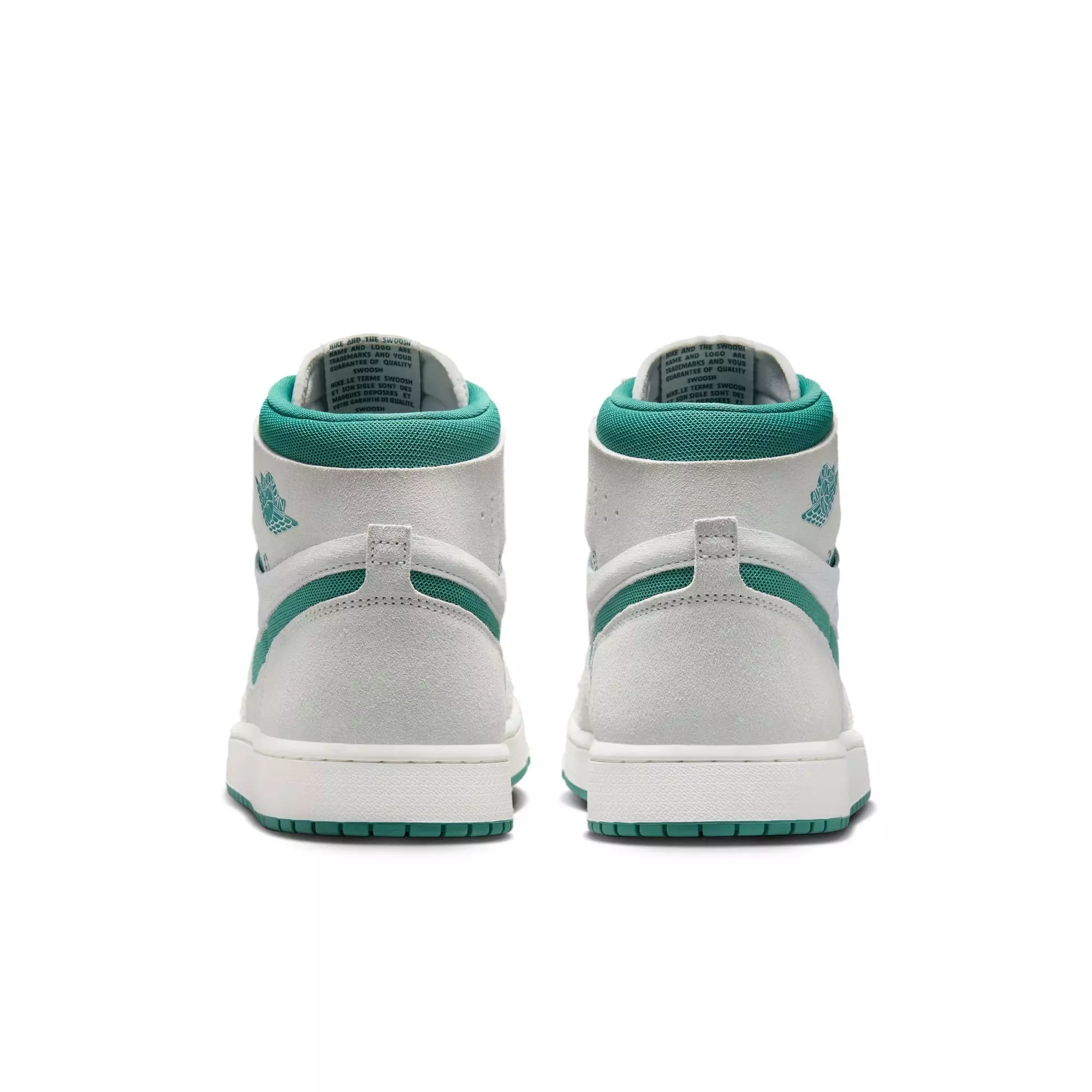 Jordan 1 Zoom CMFT 2 "Summit White/Bicoastal/Oxidized Green" Men's Shoe - WHITE/GREEN