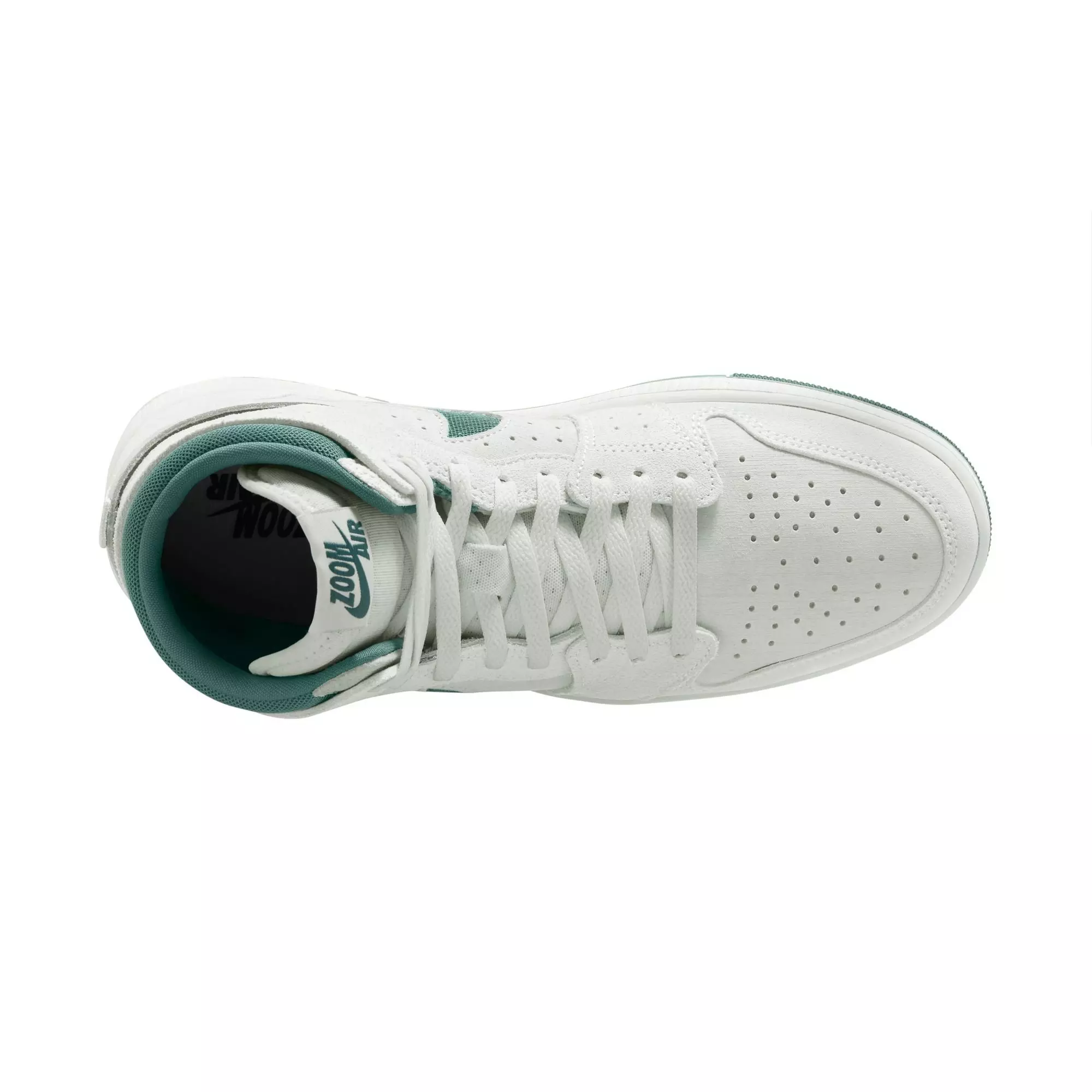 Jordan 1 Zoom CMFT 2 "Summit White/Bicoastal/Oxidized Green" Men's Shoe - WHITE/GREEN
