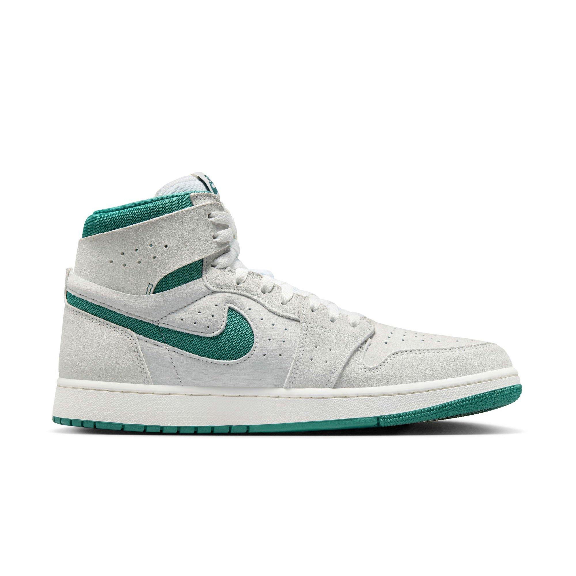 Jordan 1 Zoom CMFT 2 Men's Summit White/Bicoastal/Oxidized Green Shoe