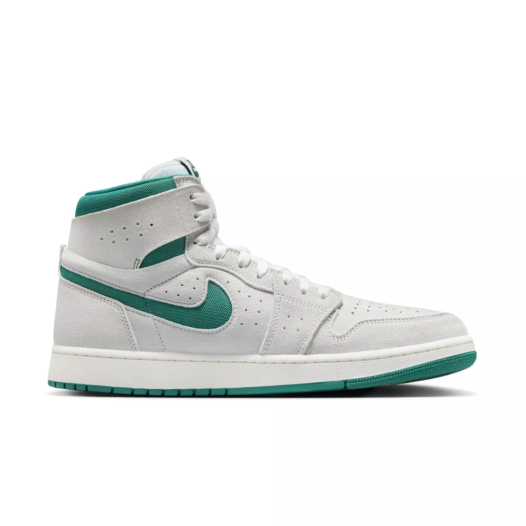 Jordan 1 Zoom CMFT 2 "Summit White/Bicoastal/Oxidized Green" Men's Shoe - WHITE/GREEN