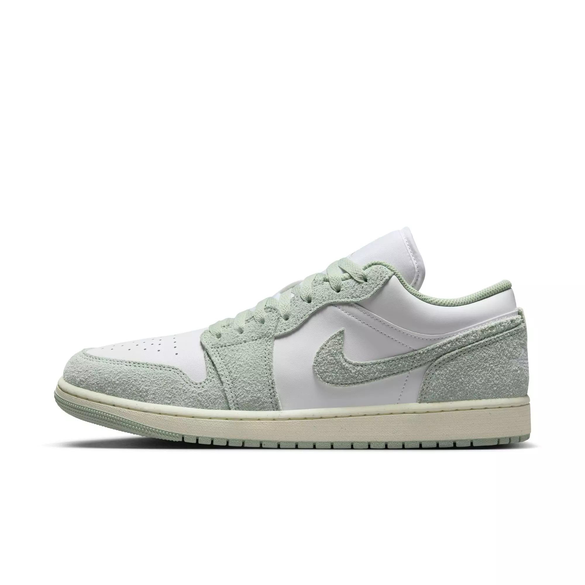 Jordan 1 Low SE "White/Seafoam/Sail" Men's Shoe - WHITE/TEAL