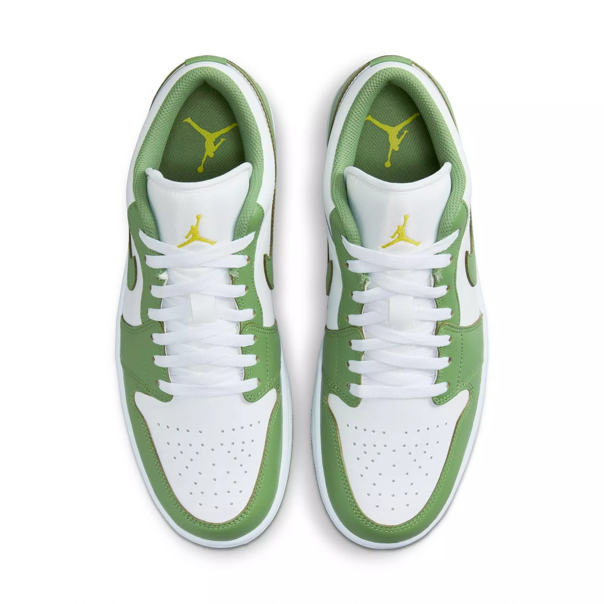 Jordan 1 Low SE "White/Chlorophyll/Lightening" Men's Shoe - WHITE/GREEN
