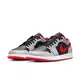 Jordan 1 Low "Black/Fire Red/Cement Grey/White" Men's Shoe - BLACK/GREY/RED Thumbnail View 5