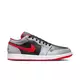 Jordan 1 Low "Black/Fire Red/Cement Grey/White" Men's Shoe - BLACK/GREY/RED Thumbnail View 1