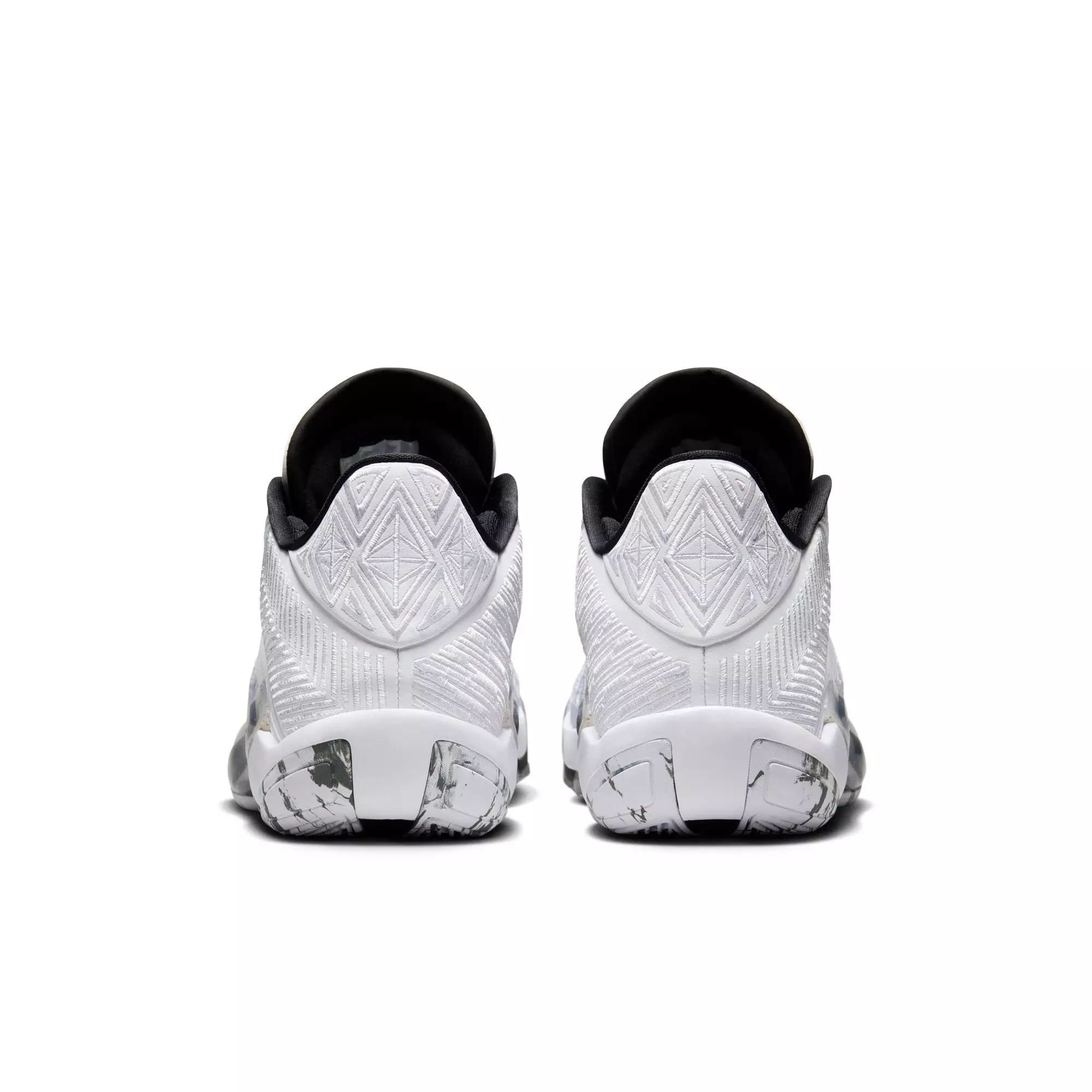 Jordan XXXVIII Low "Marble" Men's Basketball Shoe - WHITE/METALLIC GOLD/BLACK