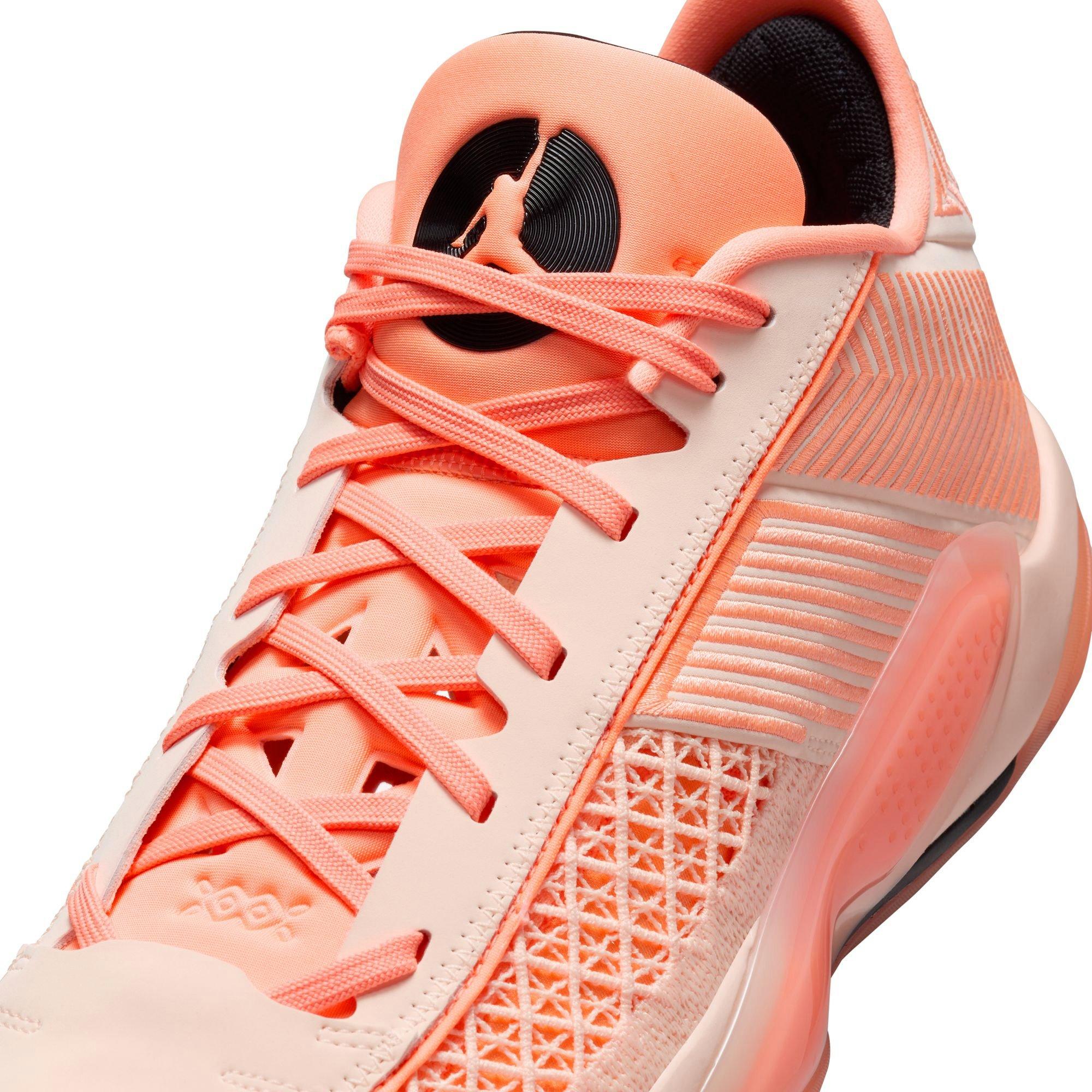 Jordan XXXVIII Low "Crimson Tint" Men's Basketball Shoe - CRIMSON TINT/BLACK/ORANGE PULSE Thumbnail View 4