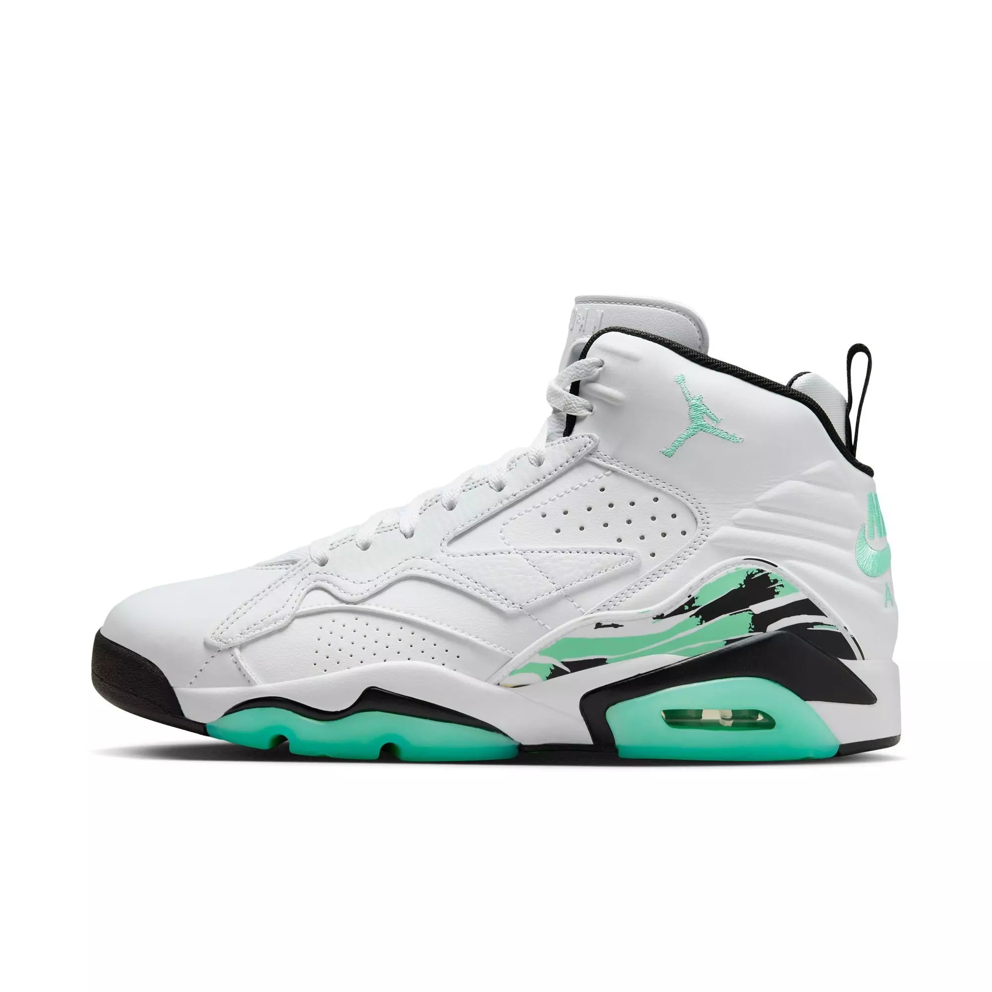 Jordan MVP "White/Green Glow/Black" Men's Shoe - WHITE/GREEN