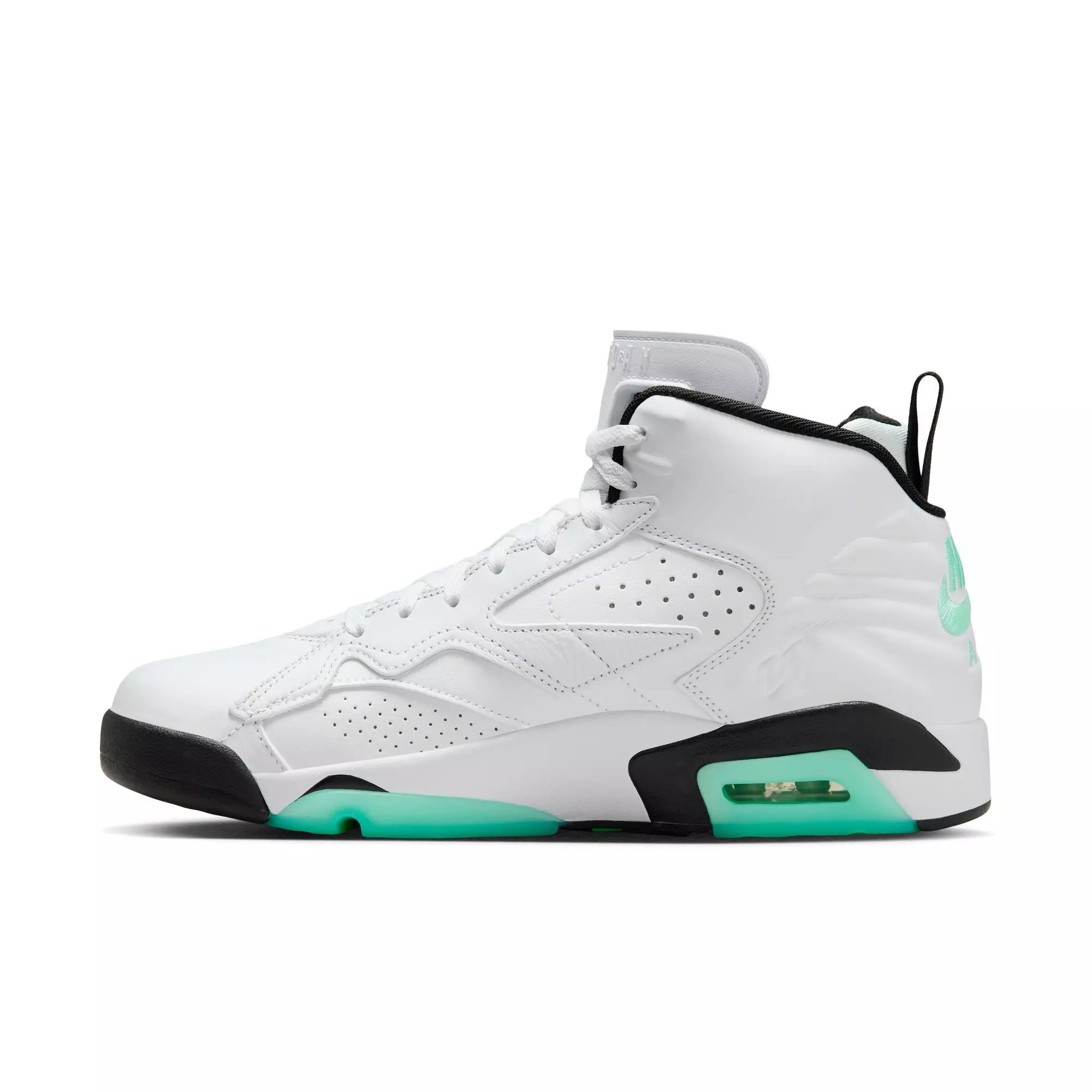 Jordan MVP "White/Green Glow/Black" Men's Shoe - WHITE/GREEN
