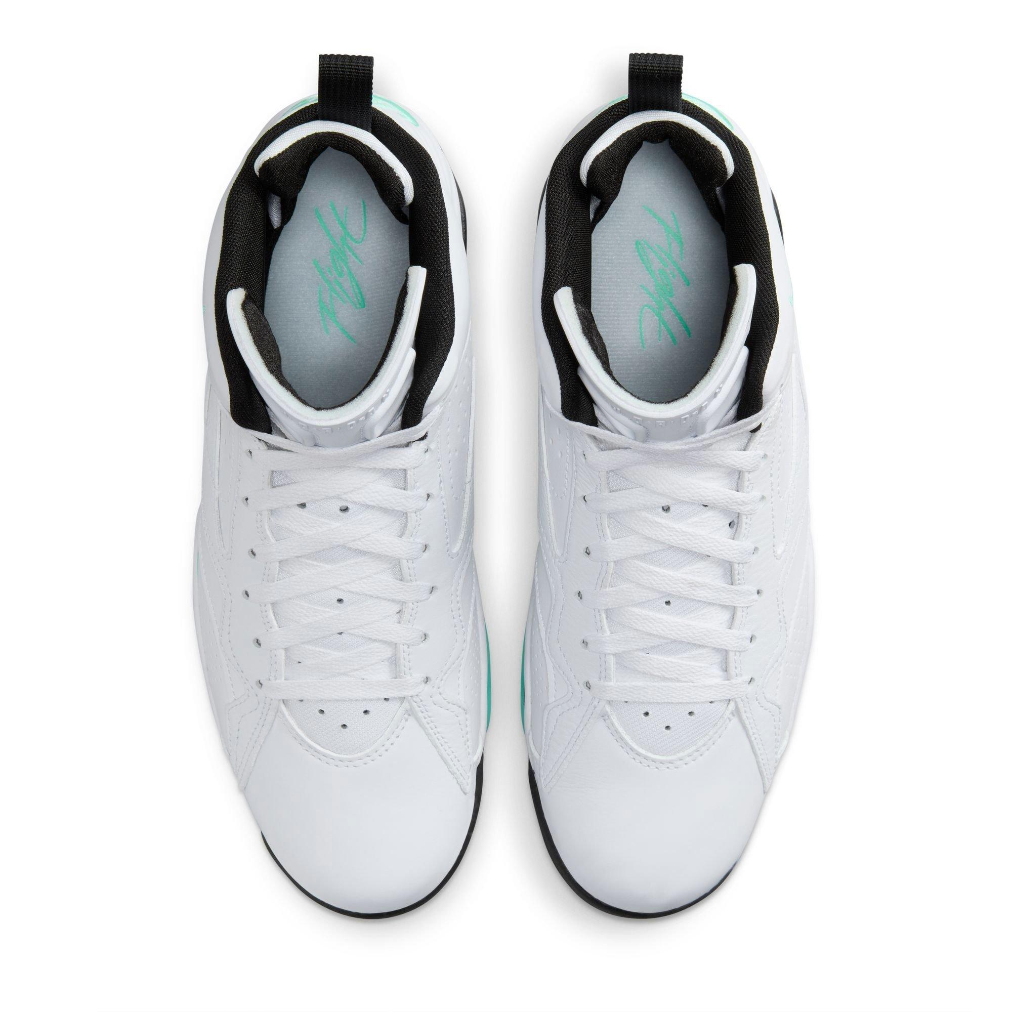 Jordan MVP "White/Green Glow/Black" Men's Shoe - WHITE/GREEN Thumbnail View 7