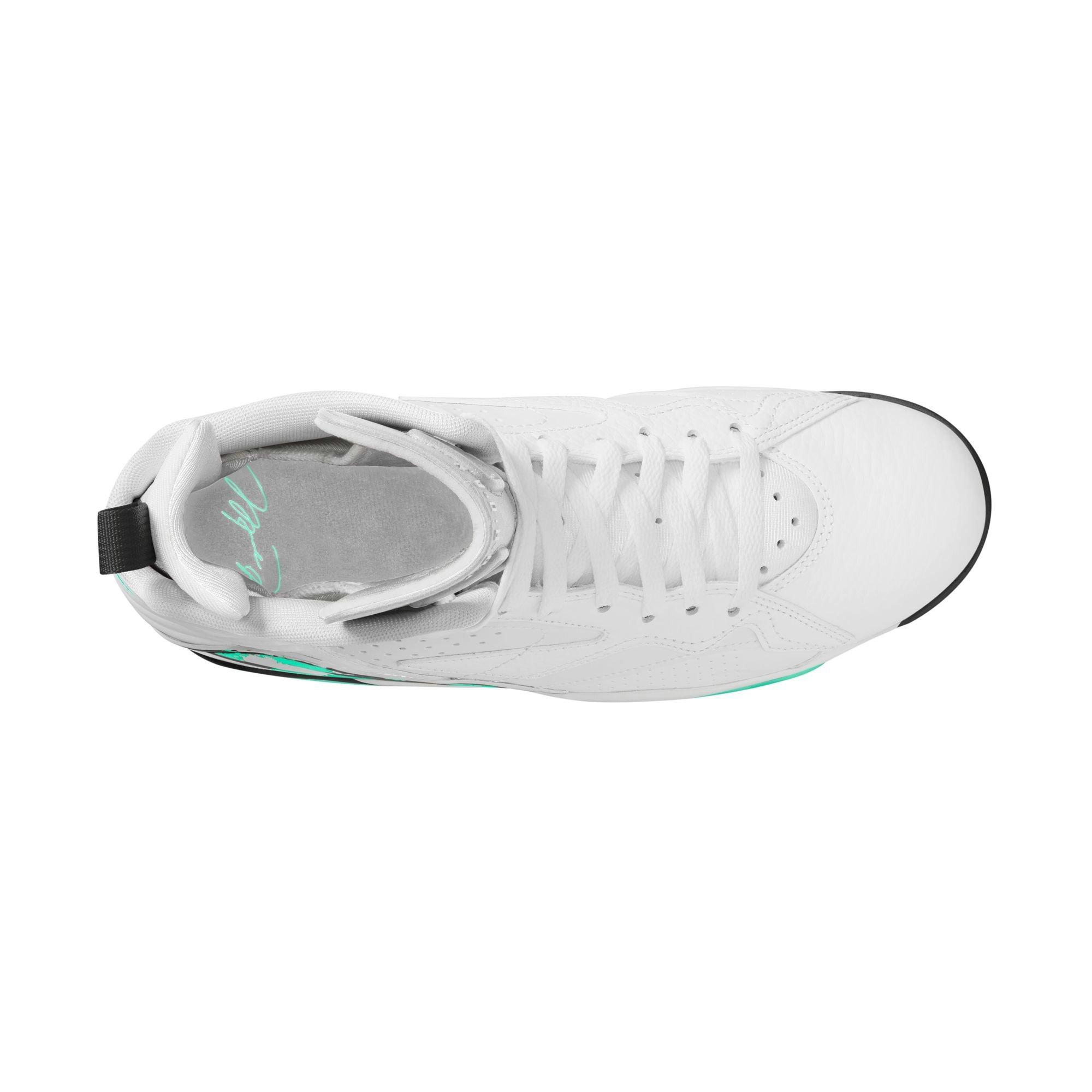 Jordan MVP "White/Green Glow/Black" Men's Shoe - WHITE/GREEN Thumbnail View 8