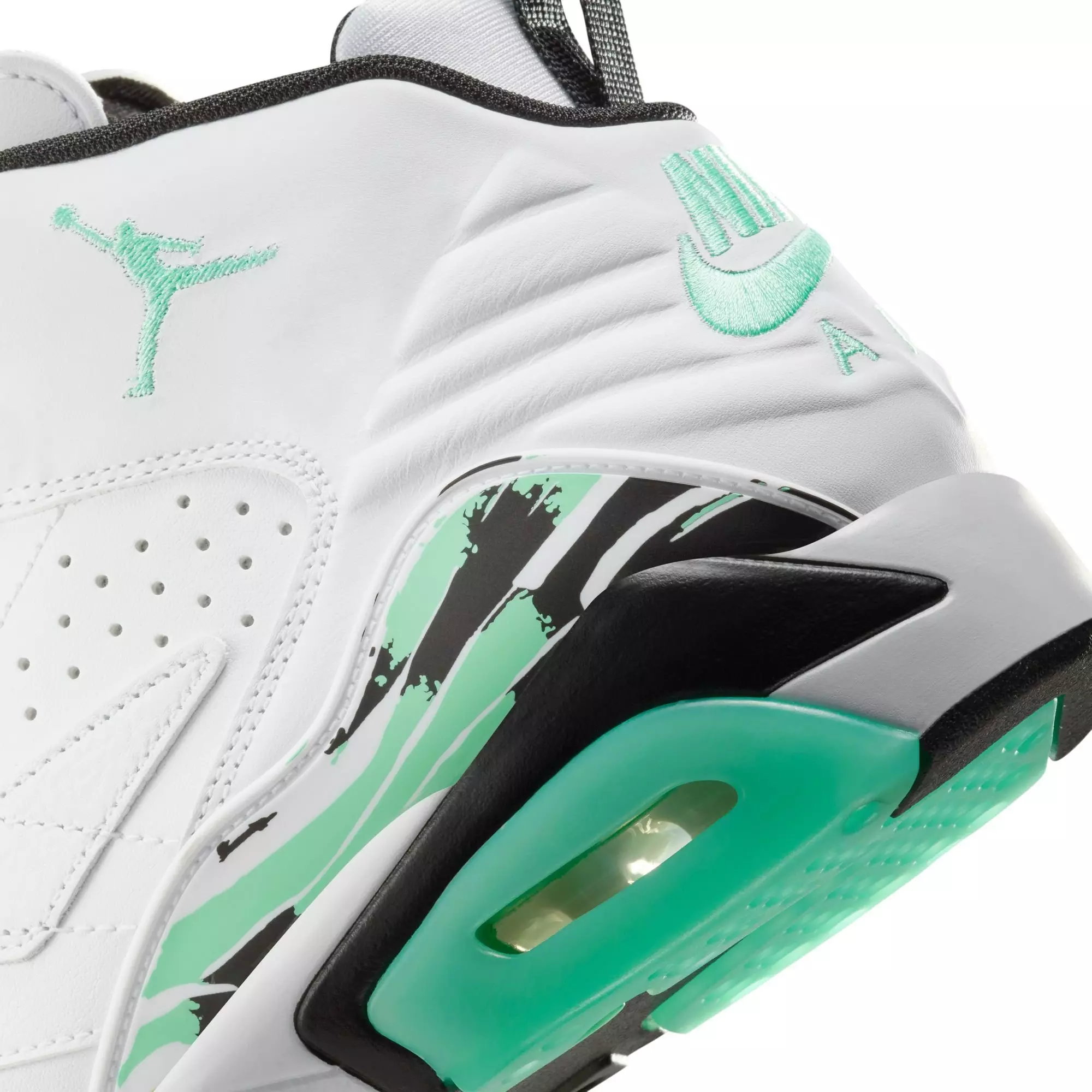 Jordan MVP "White/Green Glow/Black" Men's Shoe - WHITE/GREEN