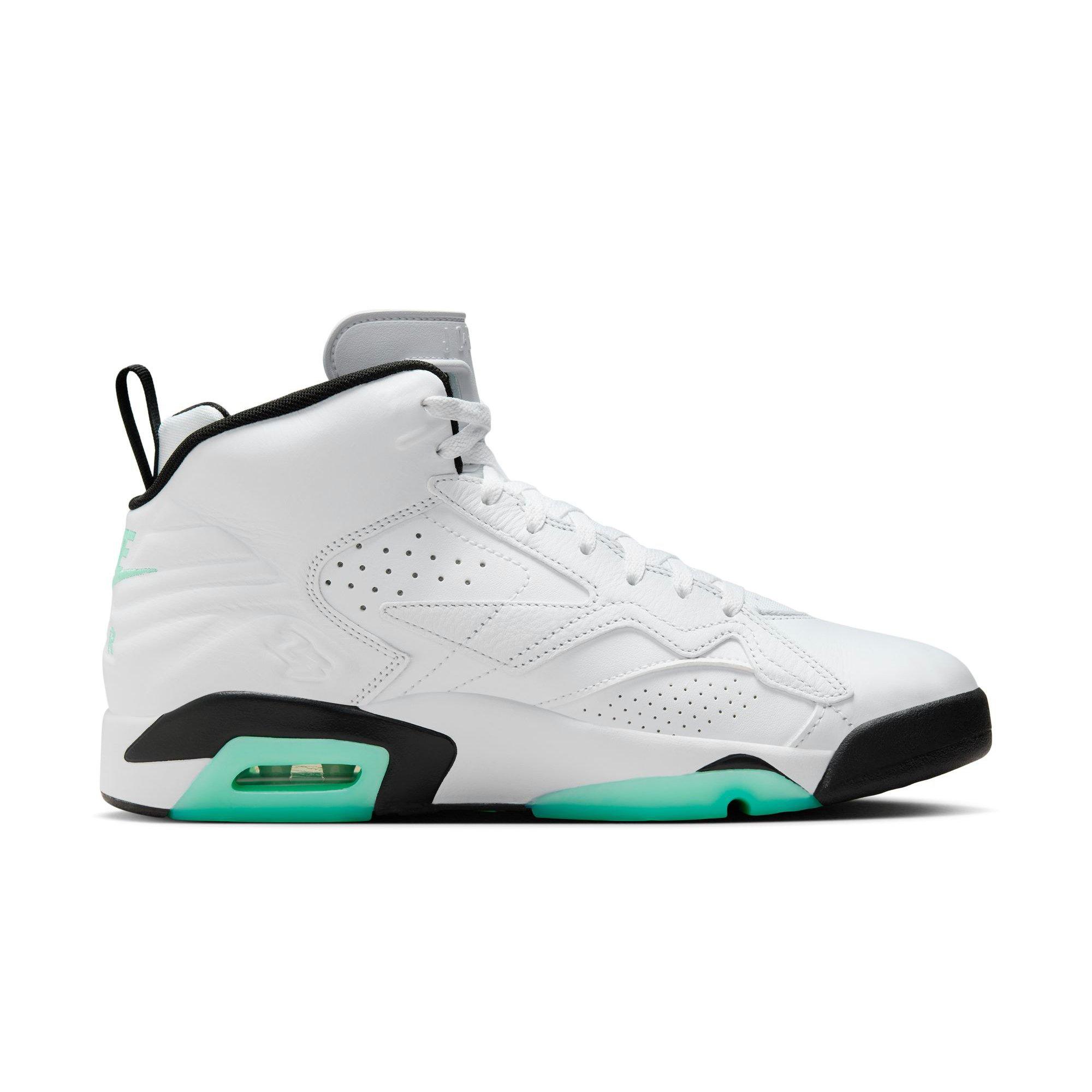 Jordan MVP "White/Green Glow/Black" Men's Shoe - WHITE/GREEN Thumbnail View 2