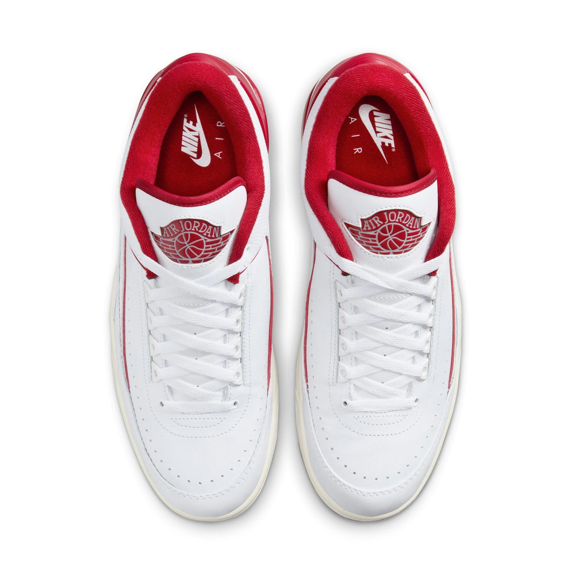 Jordan 2/3 "White/Varsity Red/Sail/Cement Grey" Men's Shoe - WHITE/RED/GREY Thumbnail View 6