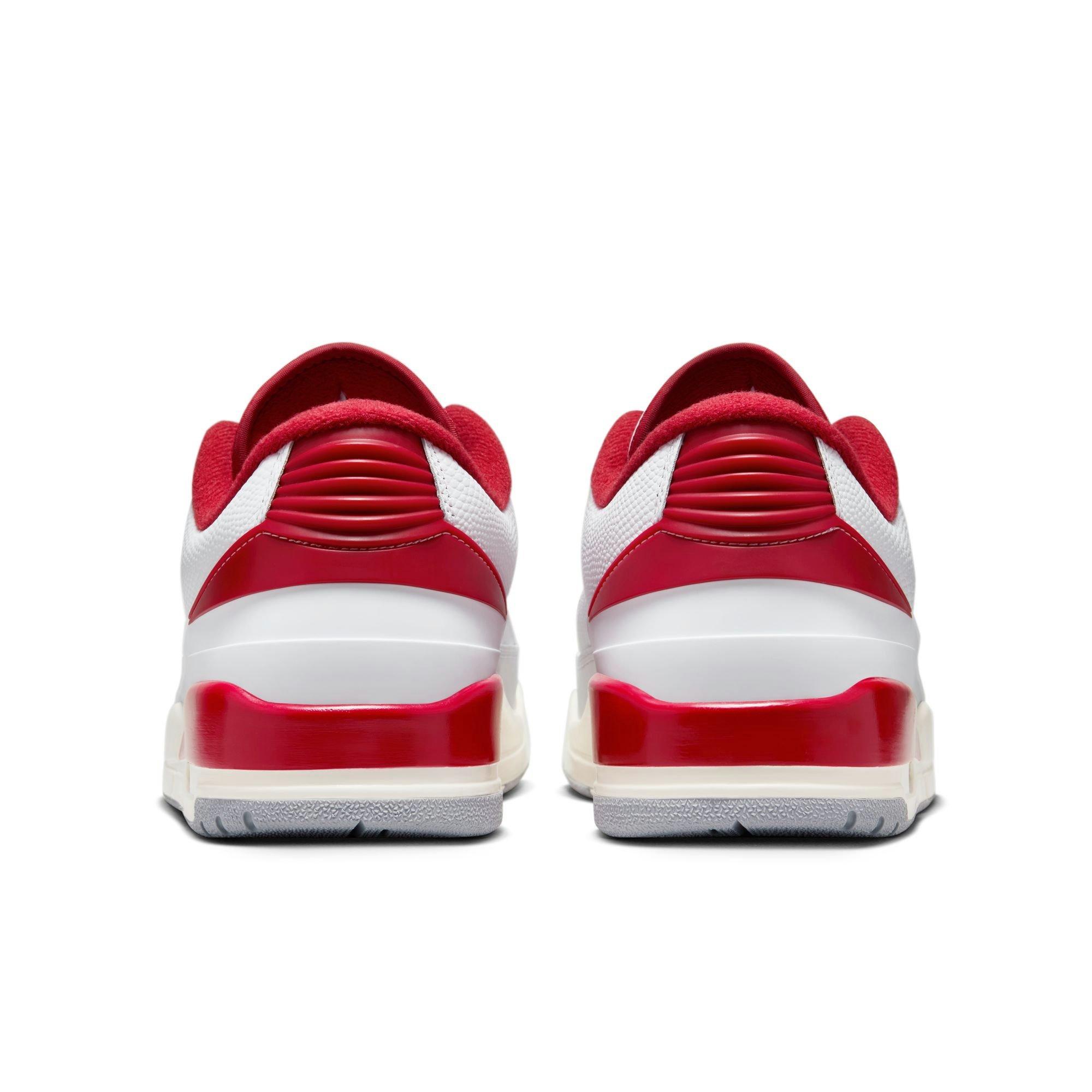 Jordan 2/3 "White/Varsity Red/Sail/Cement Grey" Men's Shoe - WHITE/RED/GREY Thumbnail View 8